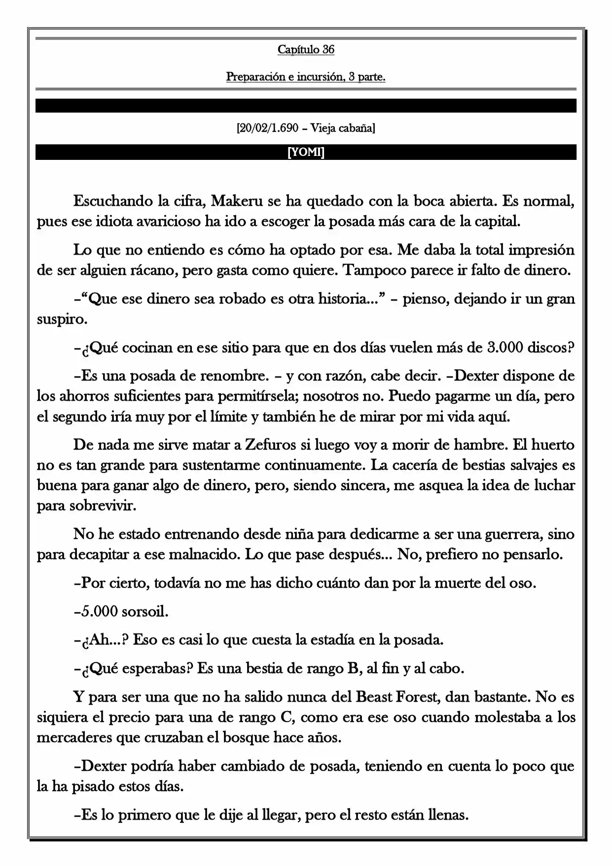 Monochrome Cross - Remade (Novela) - Capítulo 36 - Página 2 - LectorTMOo
