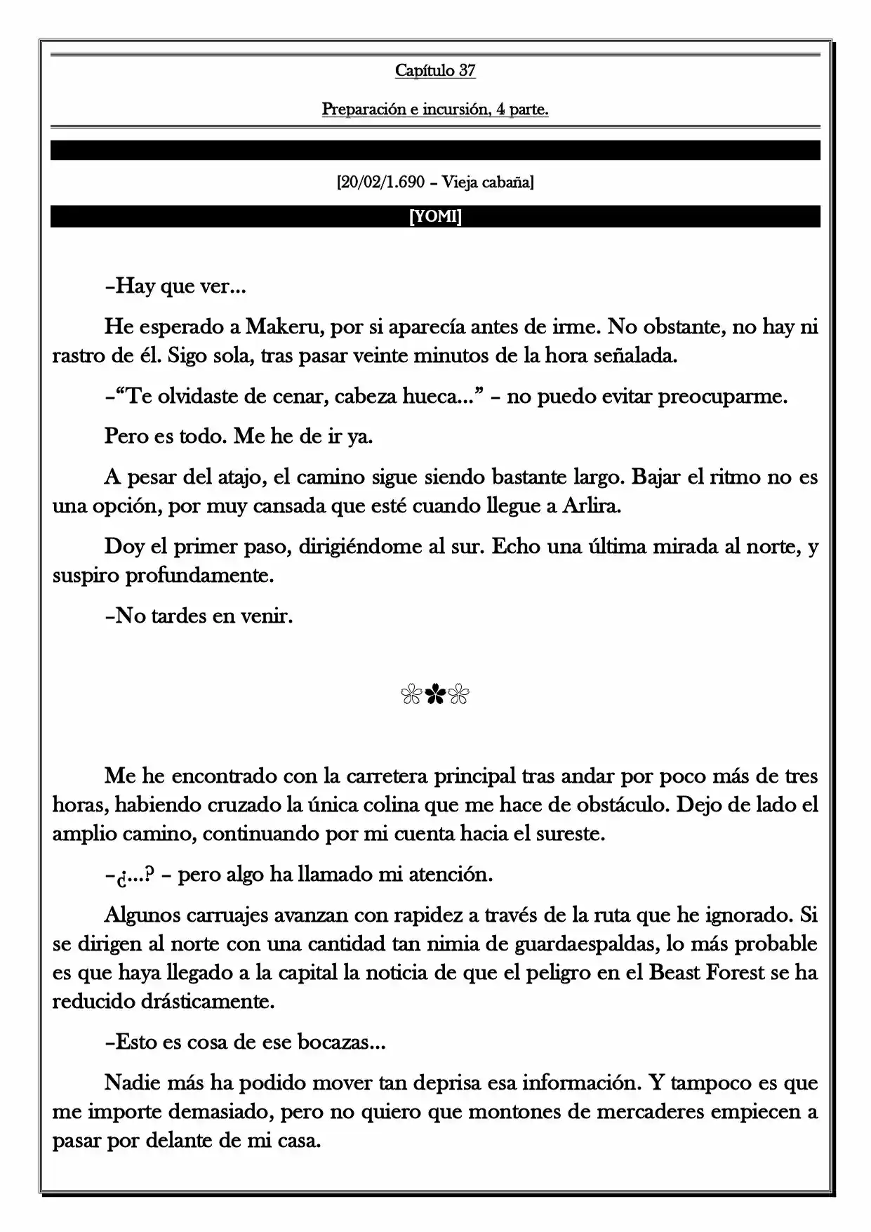 Monochrome Cross - Remade (Novela) - Capítulo 37 - Página 2 - LectorTMOo