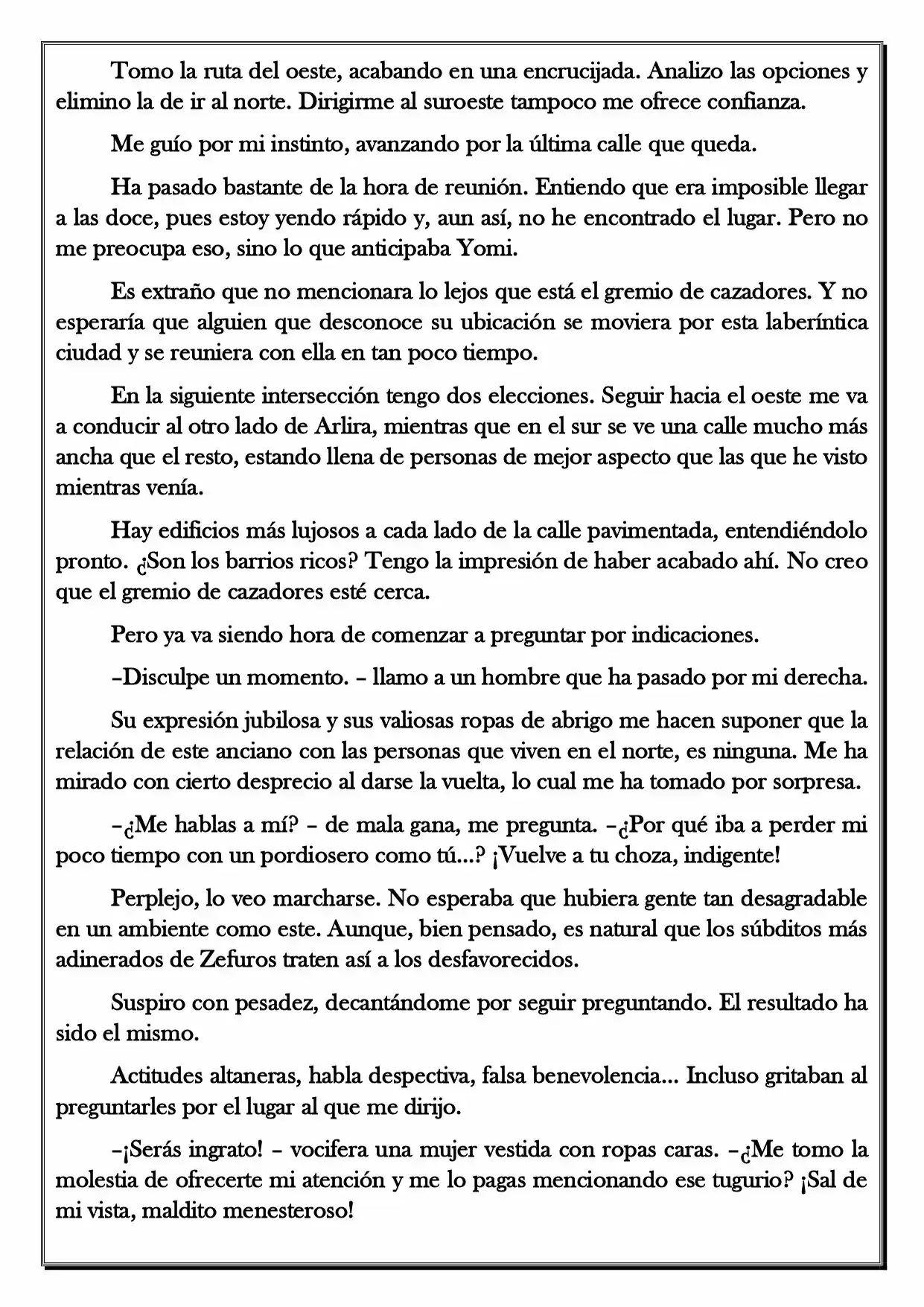 Monochrome Cross - Remade (Novela) - Capítulo 38 - Página 4 - LectorTMOo