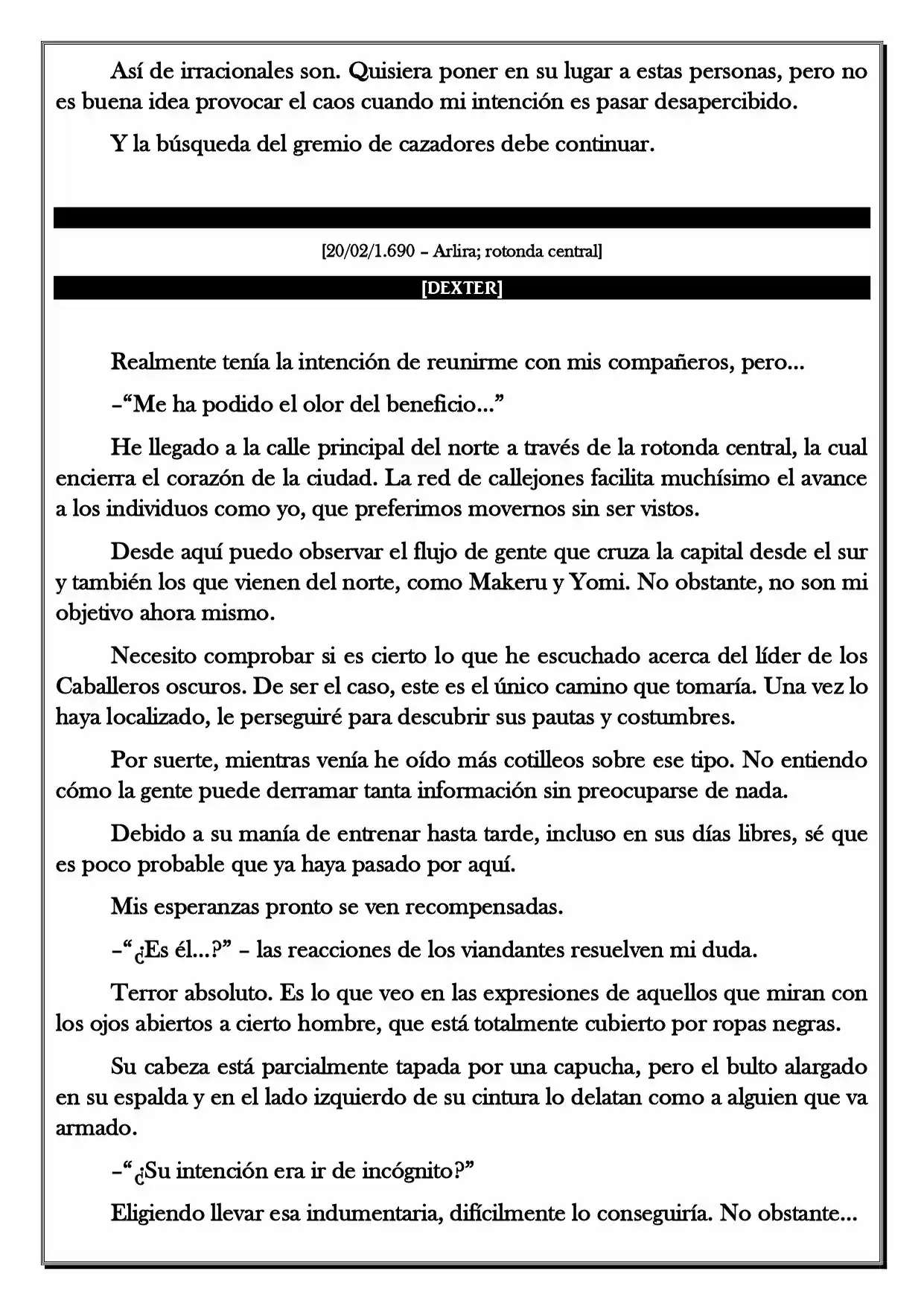 Monochrome Cross - Remade (Novela) - Capítulo 38 - Página 5 - LectorTMOo