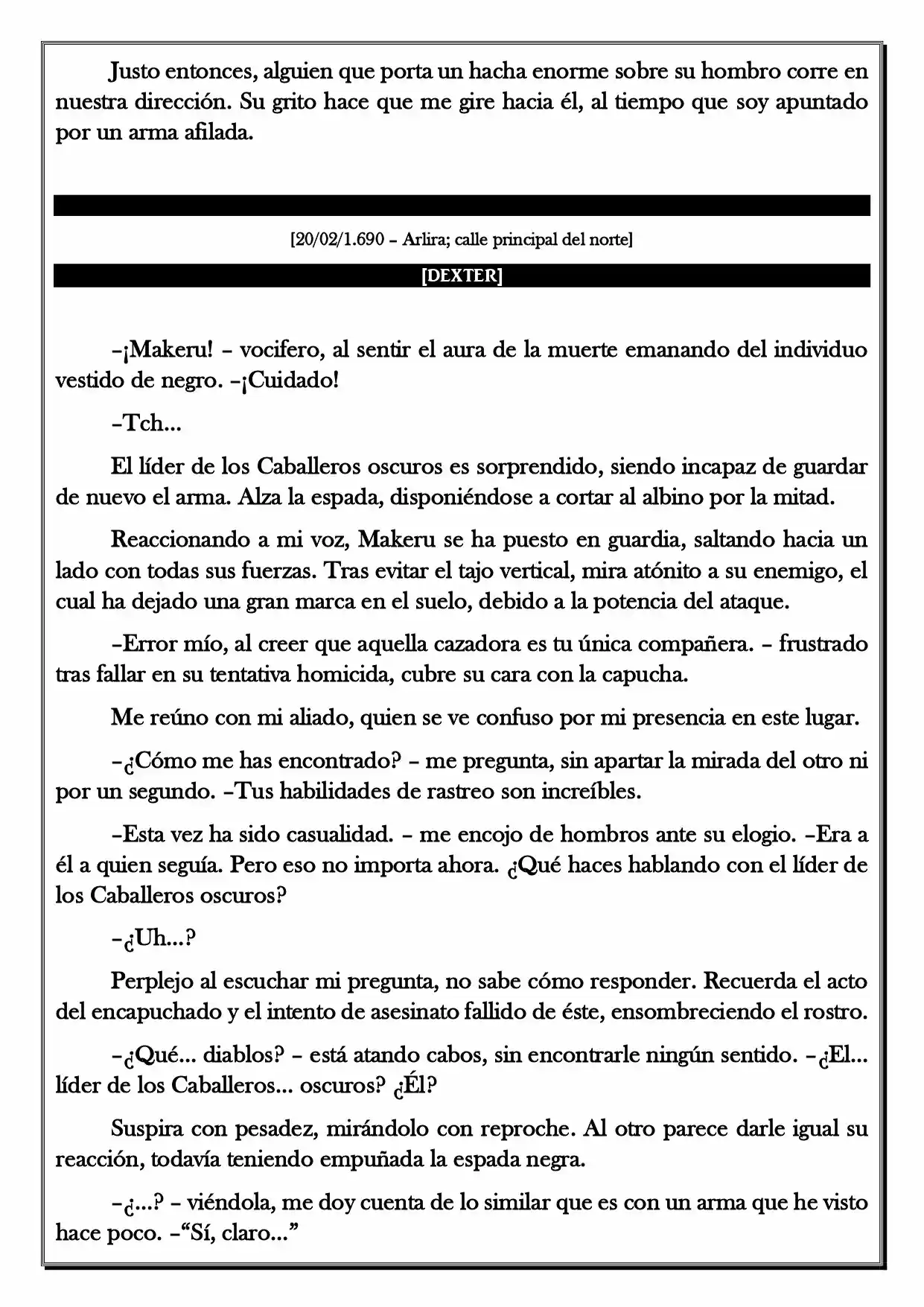 Monochrome Cross - Remade (Novela) - Capítulo 39 - Página 4 - LectorTMOo