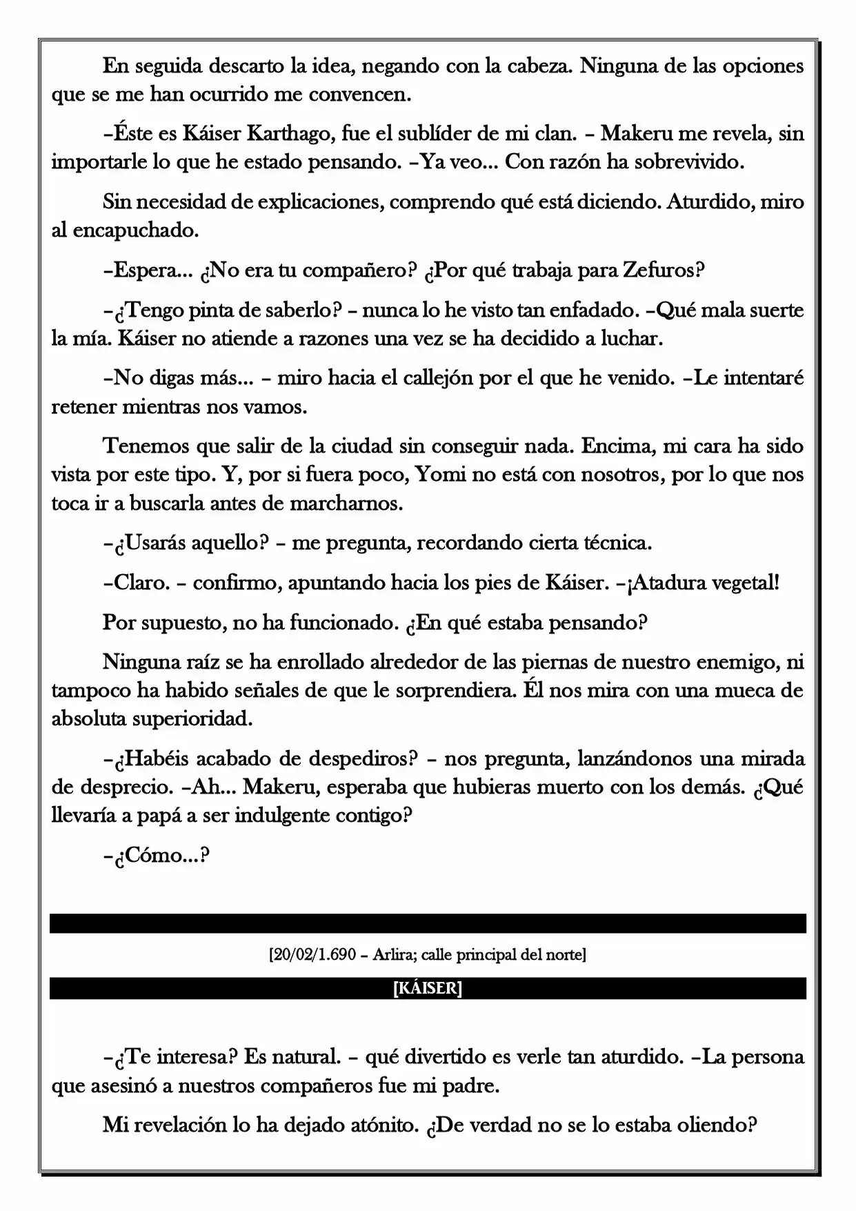Monochrome Cross - Remade (Novela) - Capítulo 39 - Página 5 - LectorTMOo