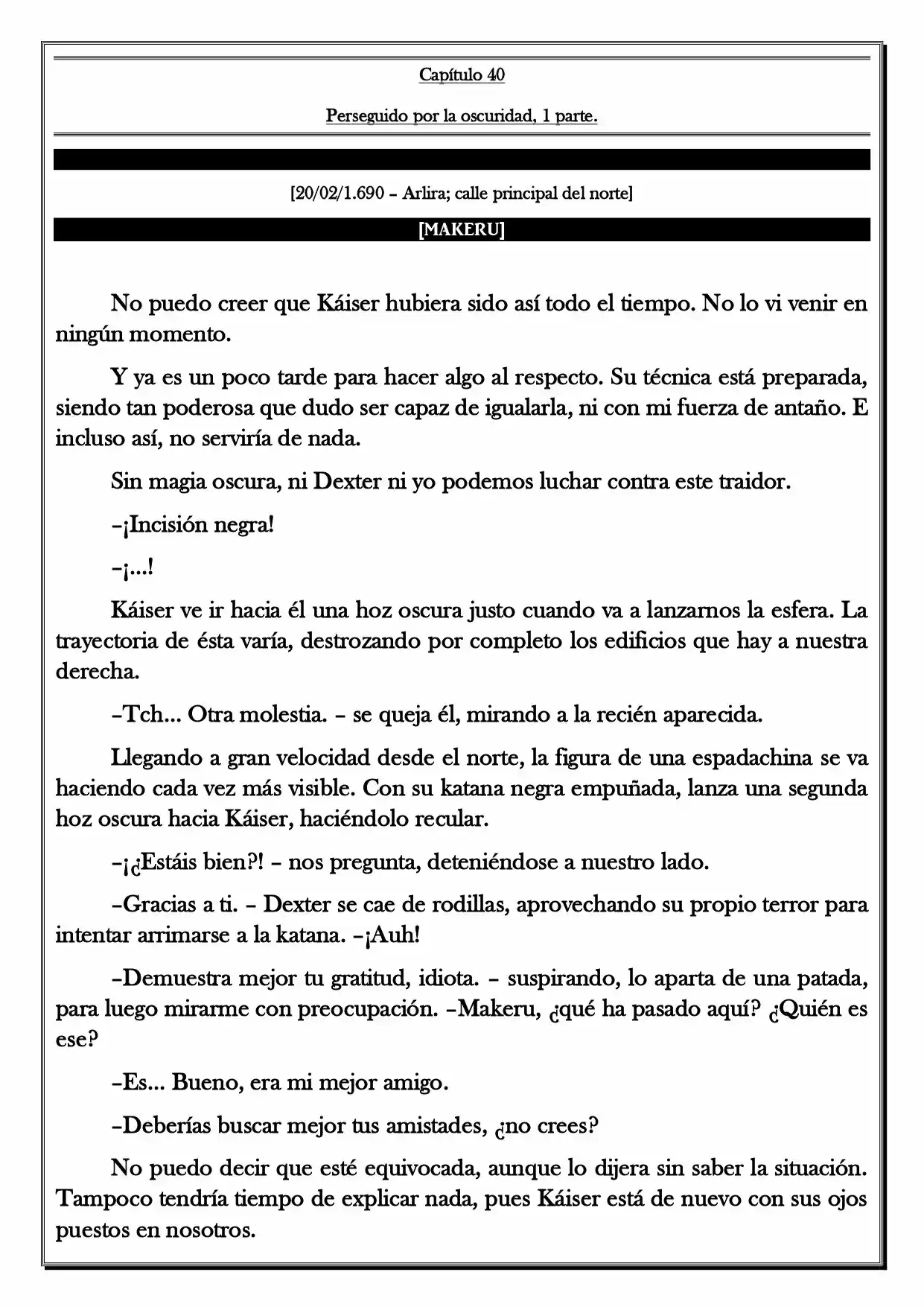 Monochrome Cross - Remade (Novela) - Capítulo 40 - Página 2 - LectorTMOo