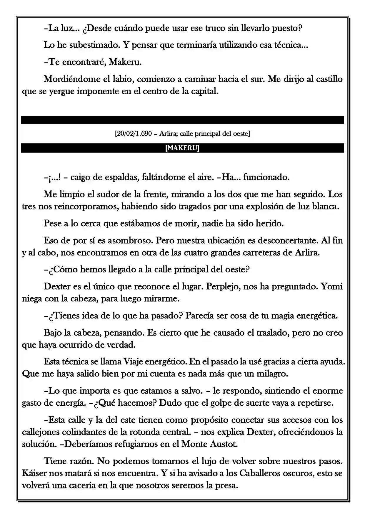 Monochrome Cross - Remade (Novela) - Capítulo 40 - Página 5 - LectorTMOo