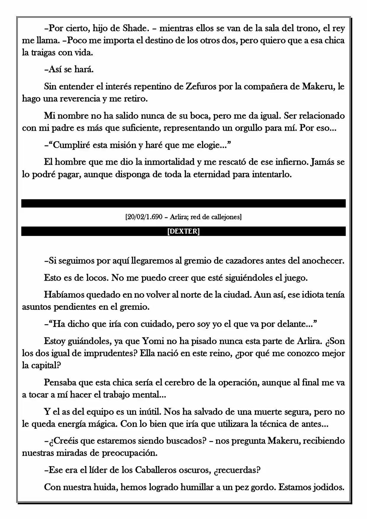 Monochrome Cross - Remade (Novela) - Capítulo 41 - Página 4 - LectorTMOo