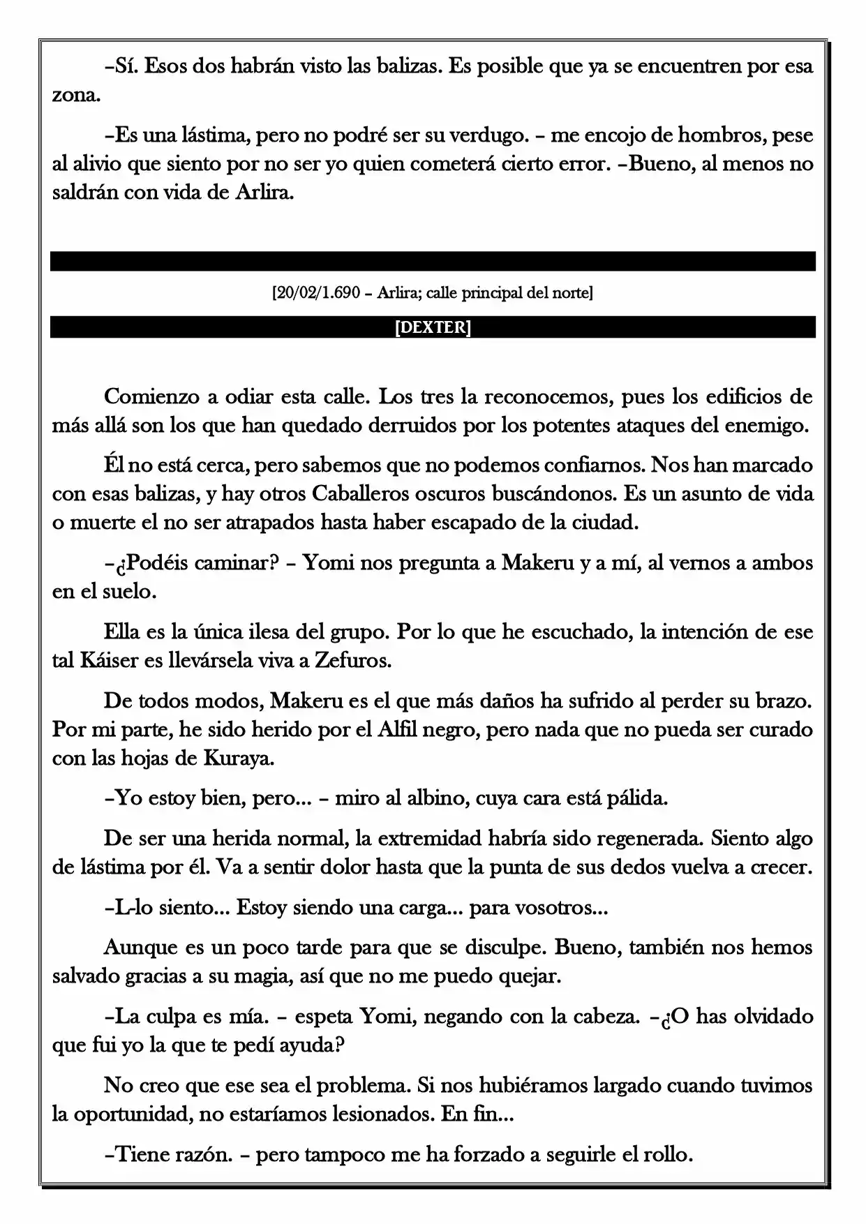 Monochrome Cross - Remade (Novela) - Capítulo 43 - Página 5 - LectorTMOo