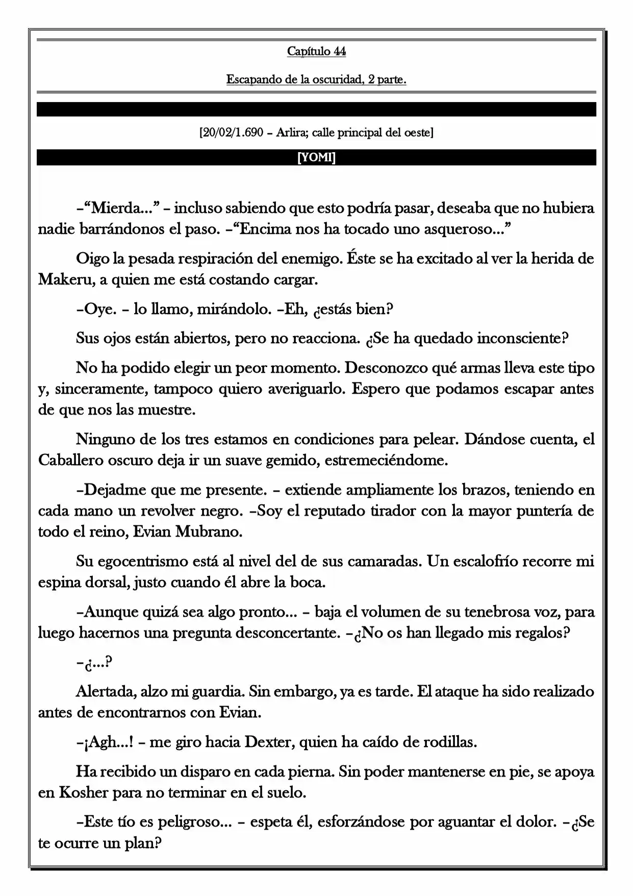 Monochrome Cross - Remade (Novela) - Capítulo 44 - Página 2 - LectorTMOo