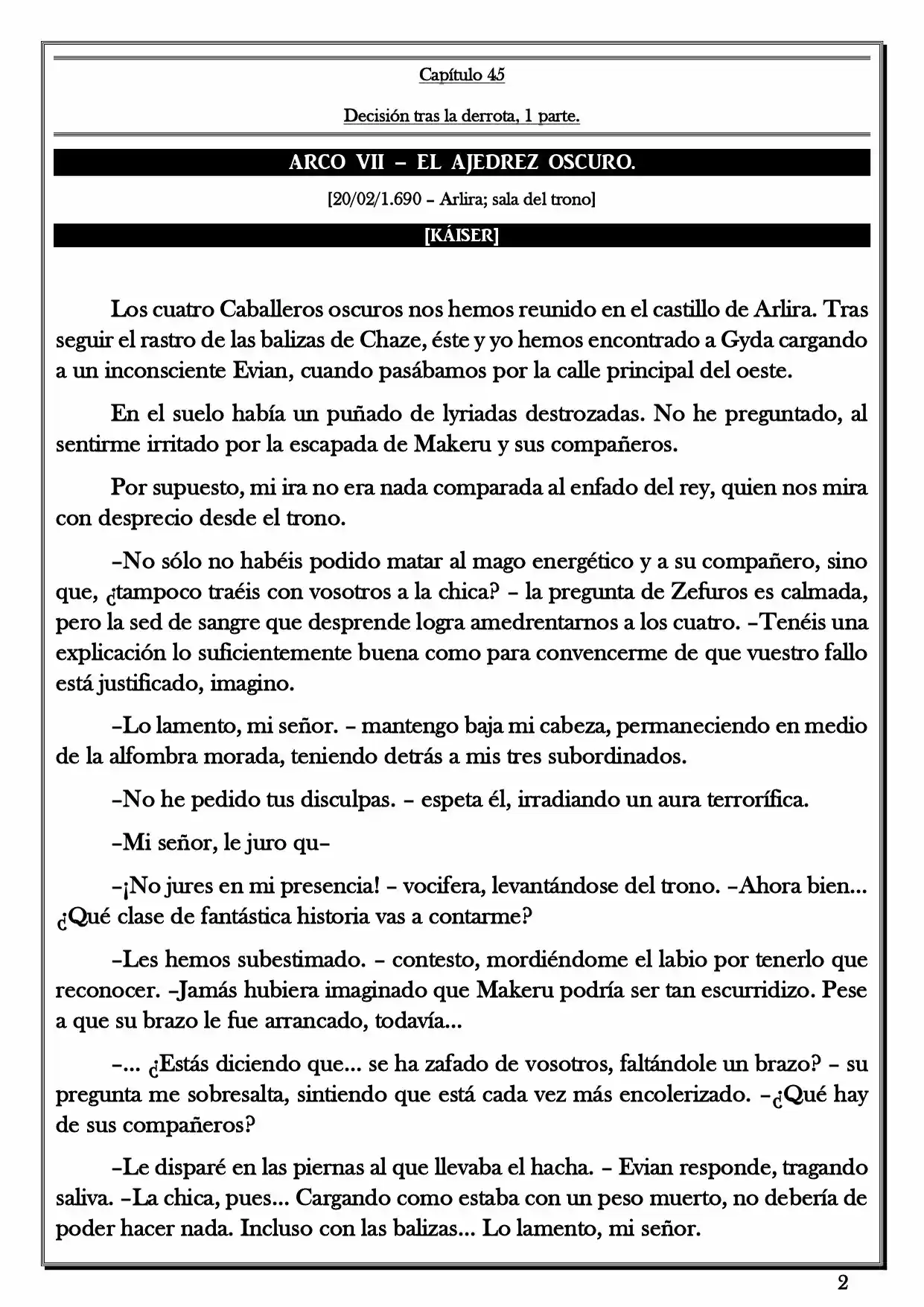 Monochrome Cross - Remade (Novela) - Capítulo 45 - Página 2 - LectorTMOo