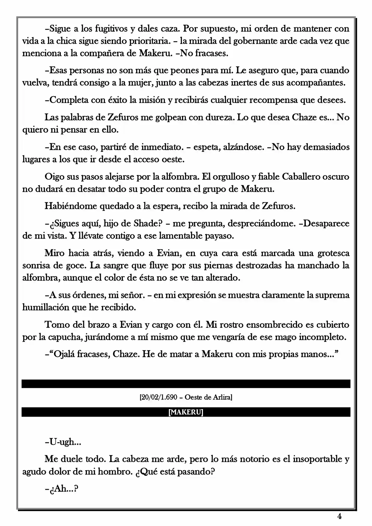 Monochrome Cross - Remade (Novela) - Capítulo 45 - Página 4 - LectorTMOo