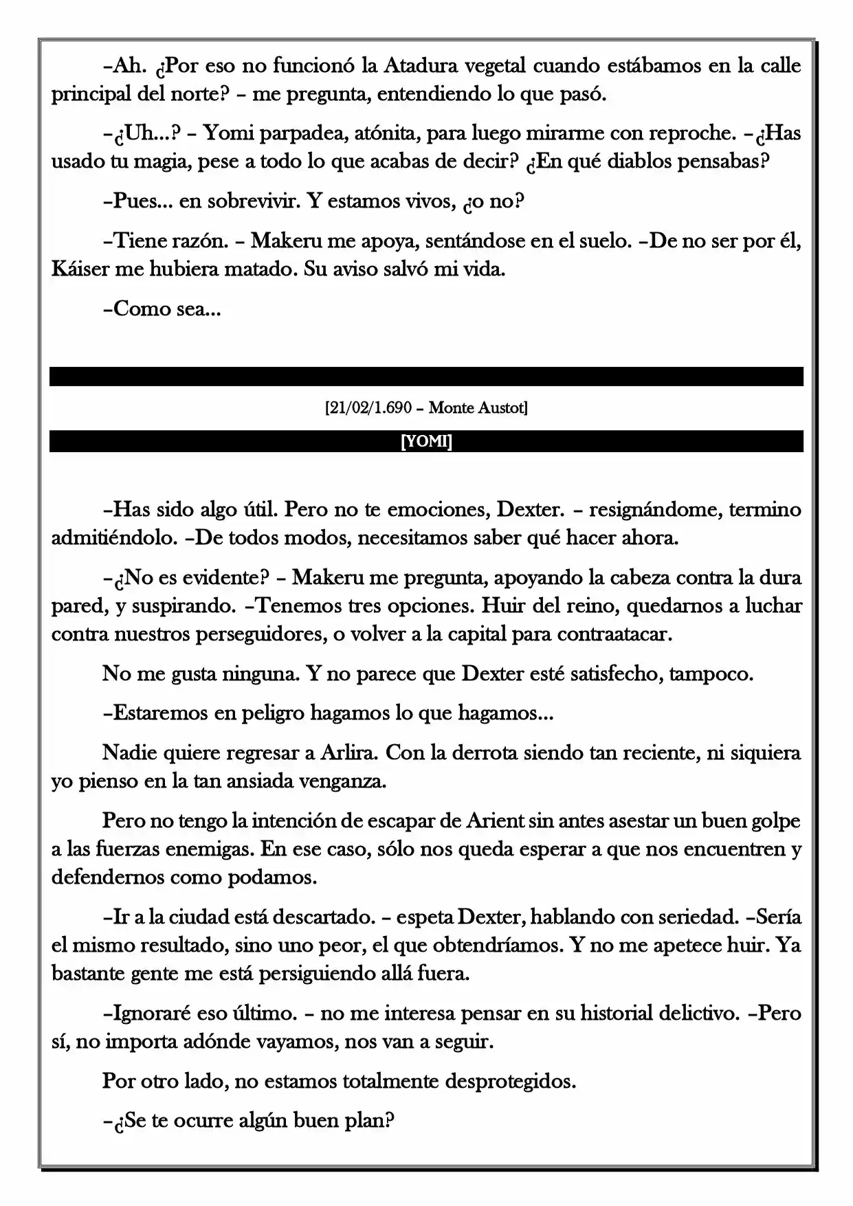 Monochrome Cross - Remade (Novela) - Capítulo 46 - Página 4 - LectorTMOo