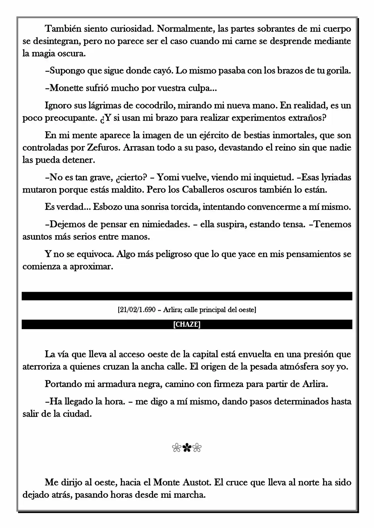 Monochrome Cross - Remade (Novela) - Capítulo 47 - Página 4 - LectorTMOo