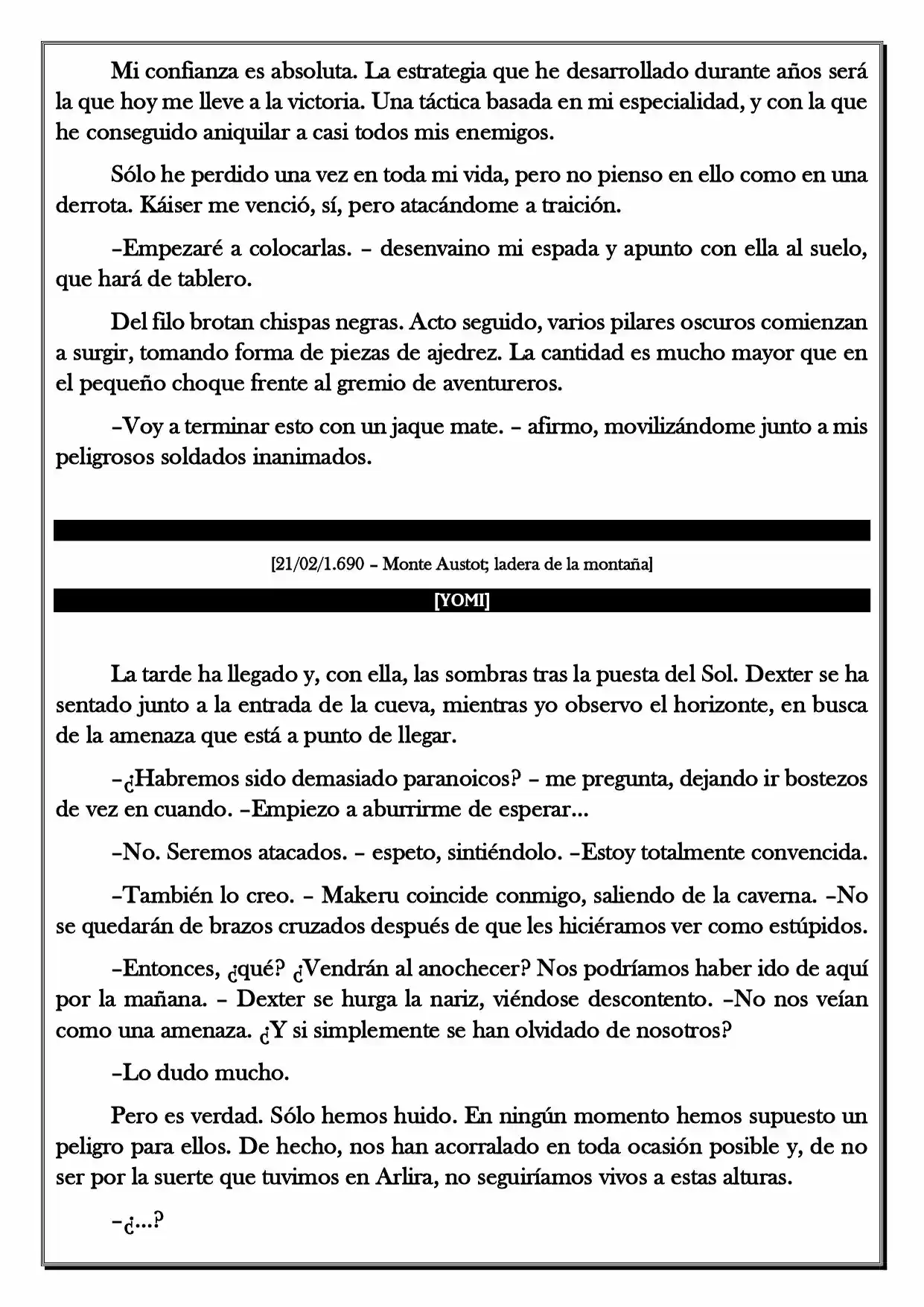 Monochrome Cross - Remade (Novela) - Capítulo 47 - Página 5 - LectorTMOo