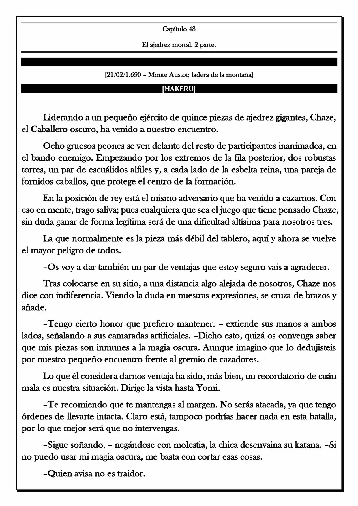 Monochrome Cross - Remade (Novela) - Capítulo 48 - Página 2 - LectorTMOo