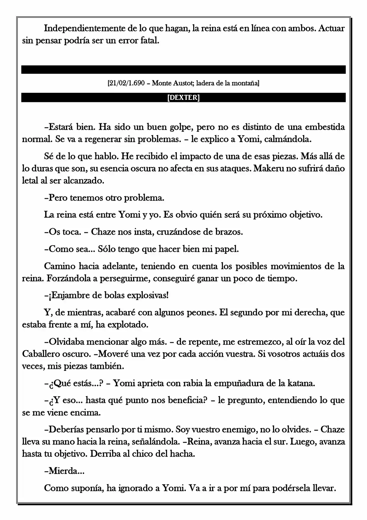 Monochrome Cross - Remade (Novela) - Capítulo 48 - Página 4 - LectorTMOo