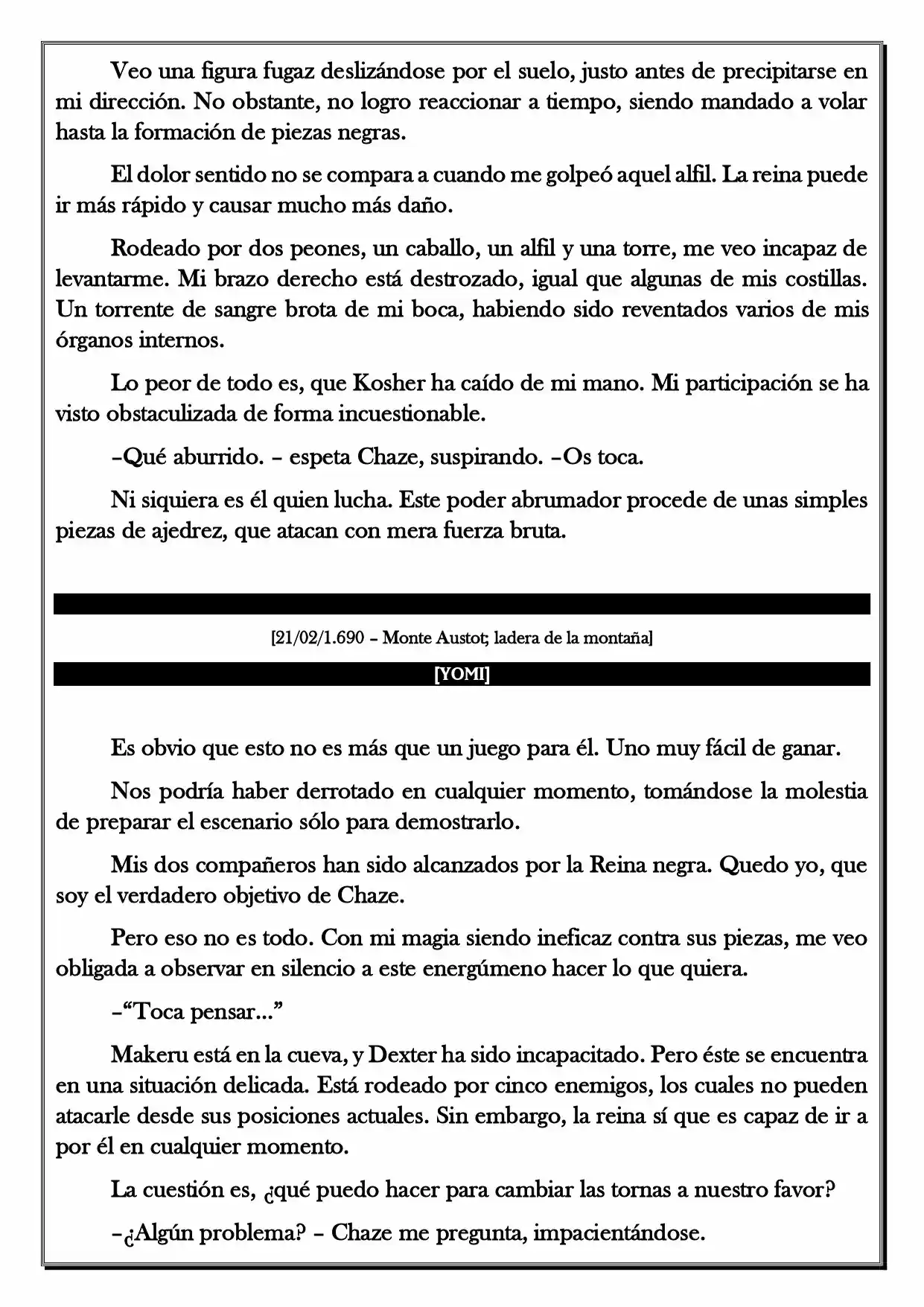Monochrome Cross - Remade (Novela) - Capítulo 48 - Página 5 - LectorTMOo