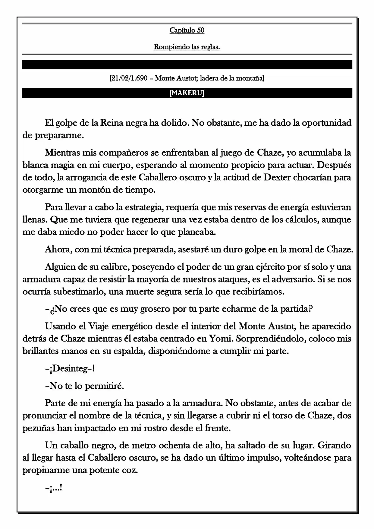 Monochrome Cross - Remade (Novela) - Capítulo 50 - Página 2 - LectorTMOo
