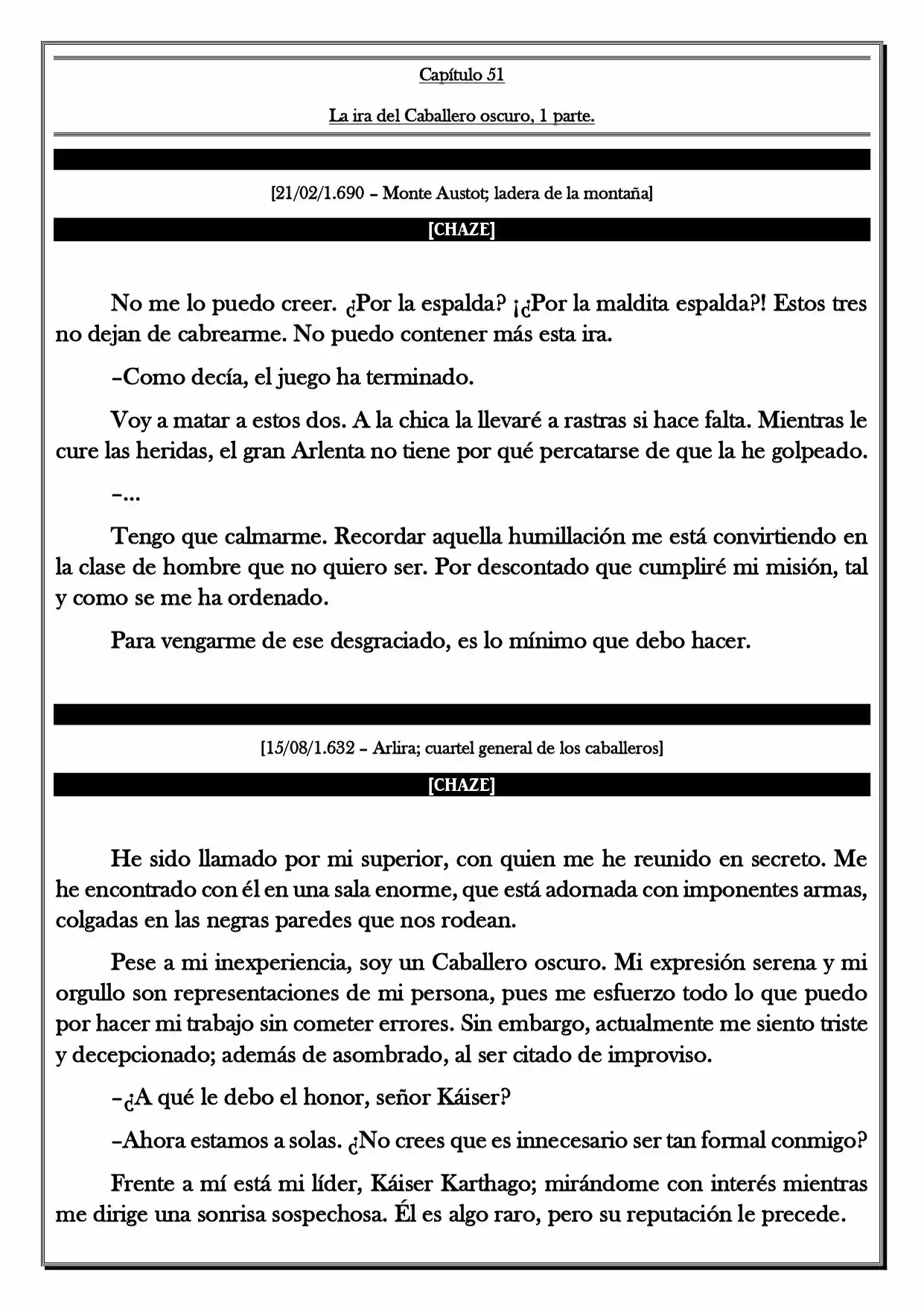 Monochrome Cross - Remade (Novela) - Capítulo 51 - Página 2 - LectorTMOo