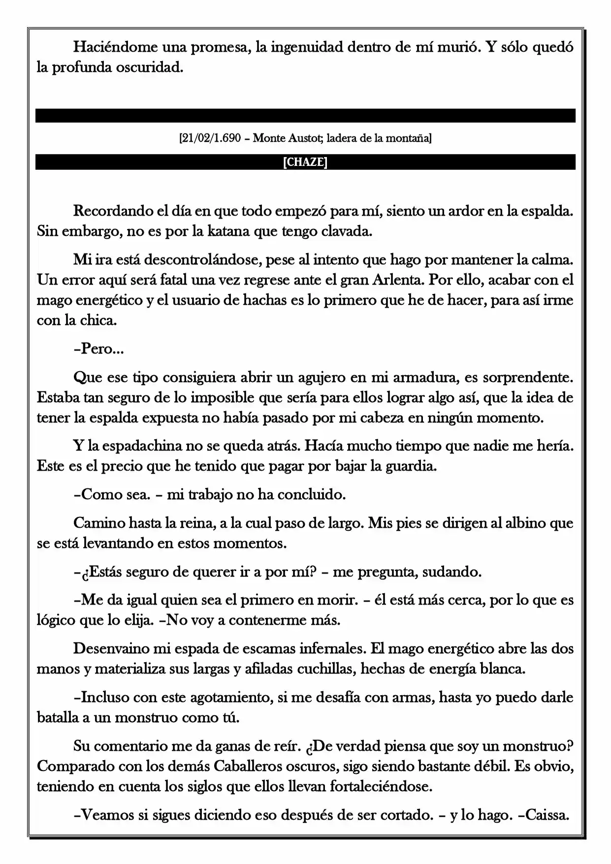 Monochrome Cross - Remade (Novela) - Capítulo 52 - Página 4 - LectorTMOo