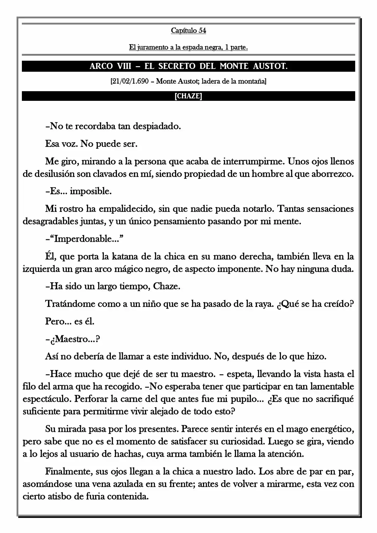 Monochrome Cross - Remade (Novela) - Capítulo 54 - Página 2 - LectorTMOo