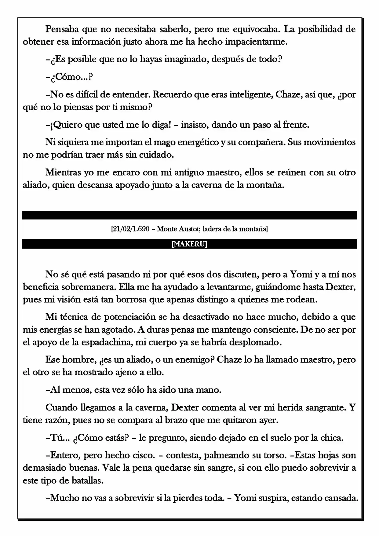 Monochrome Cross - Remade (Novela) - Capítulo 54 - Página 4 - LectorTMOo