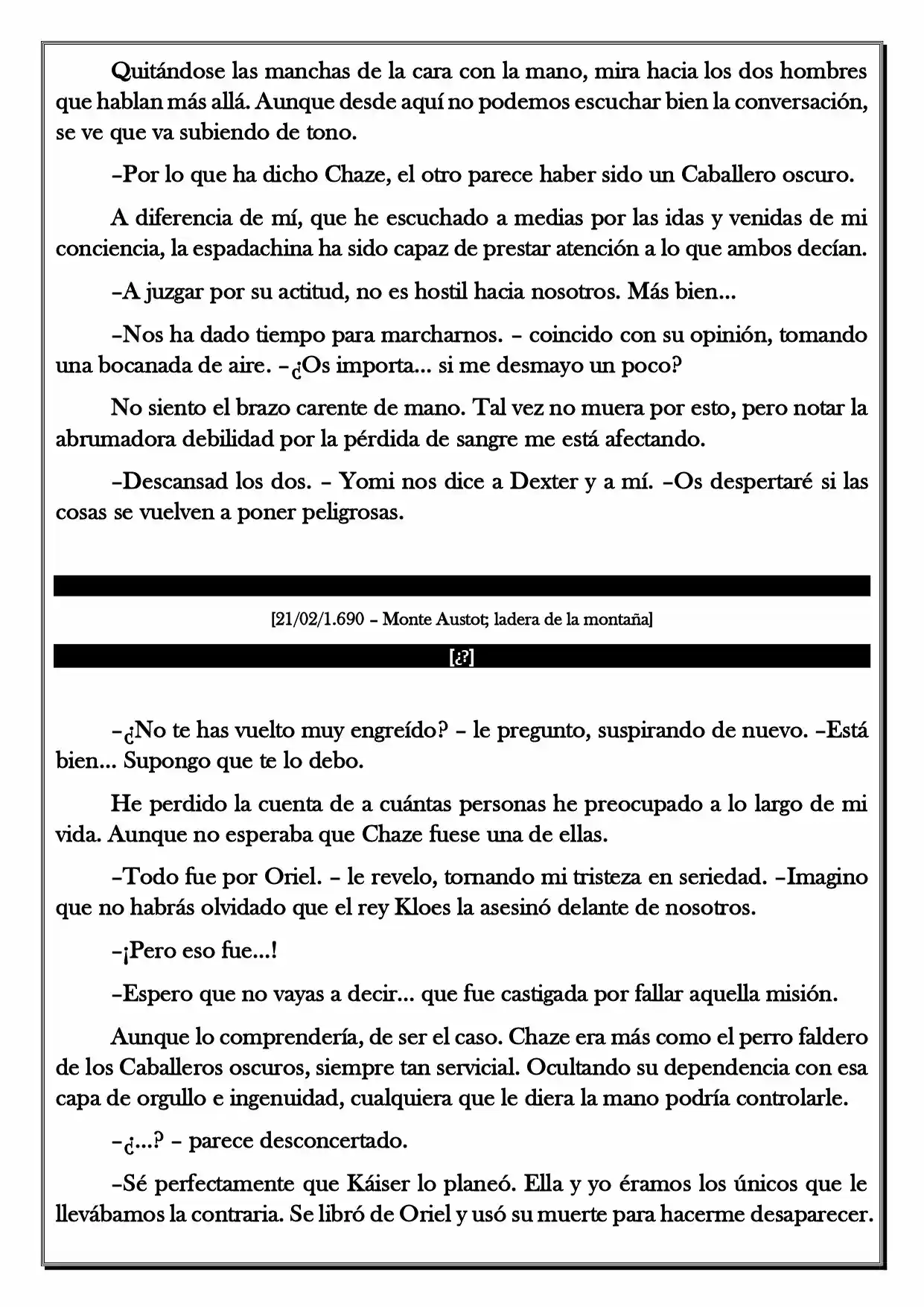 Monochrome Cross - Remade (Novela) - Capítulo 54 - Página 5 - LectorTMOo