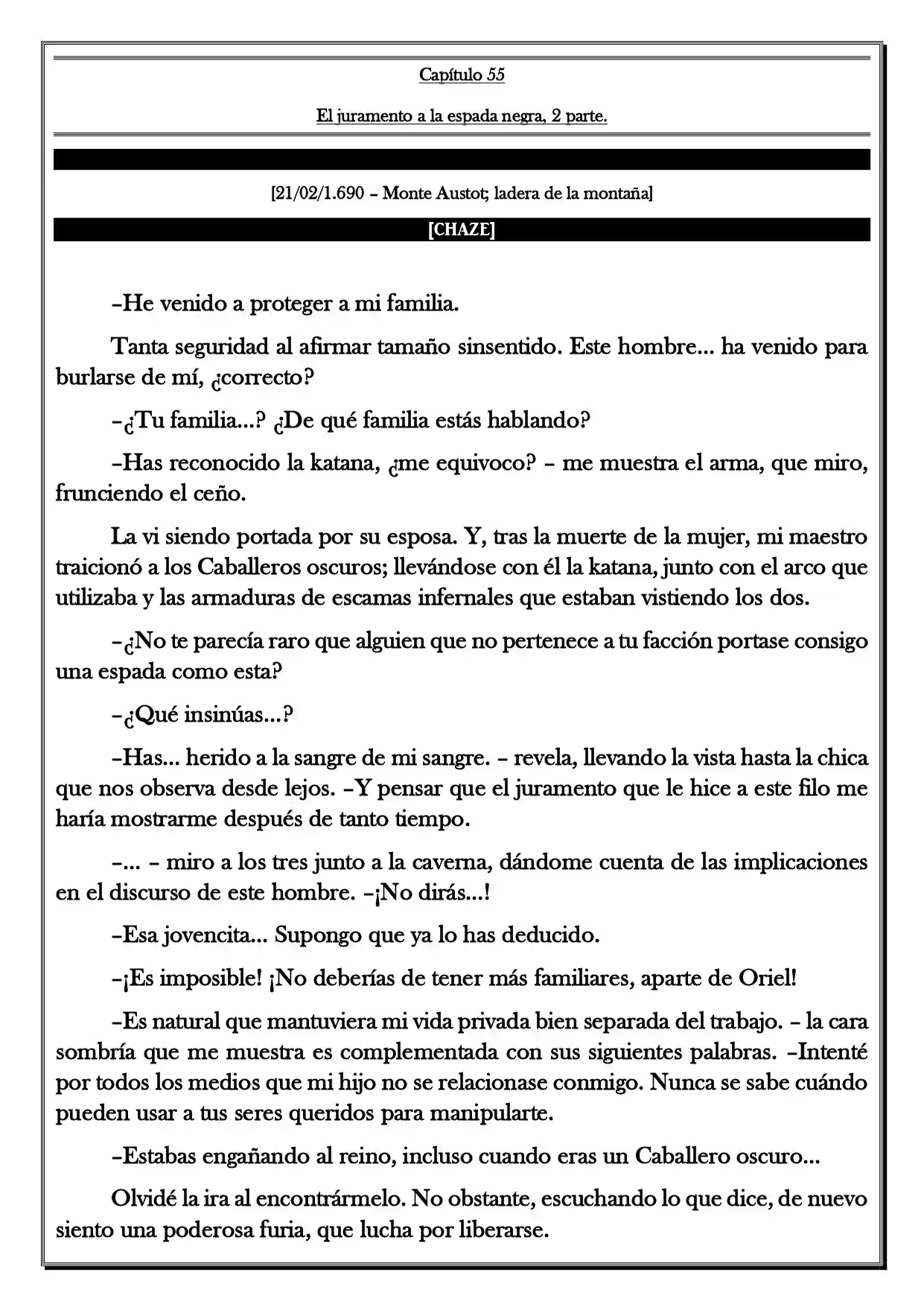 Monochrome Cross - Remade (Novela) - Capítulo 55 - Página 2 - LectorTMOo