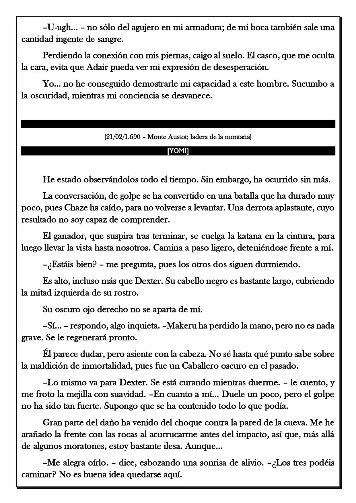 Monochrome Cross - Remade (Novela) - Capítulo 55 - Página 4 - LectorTMOo