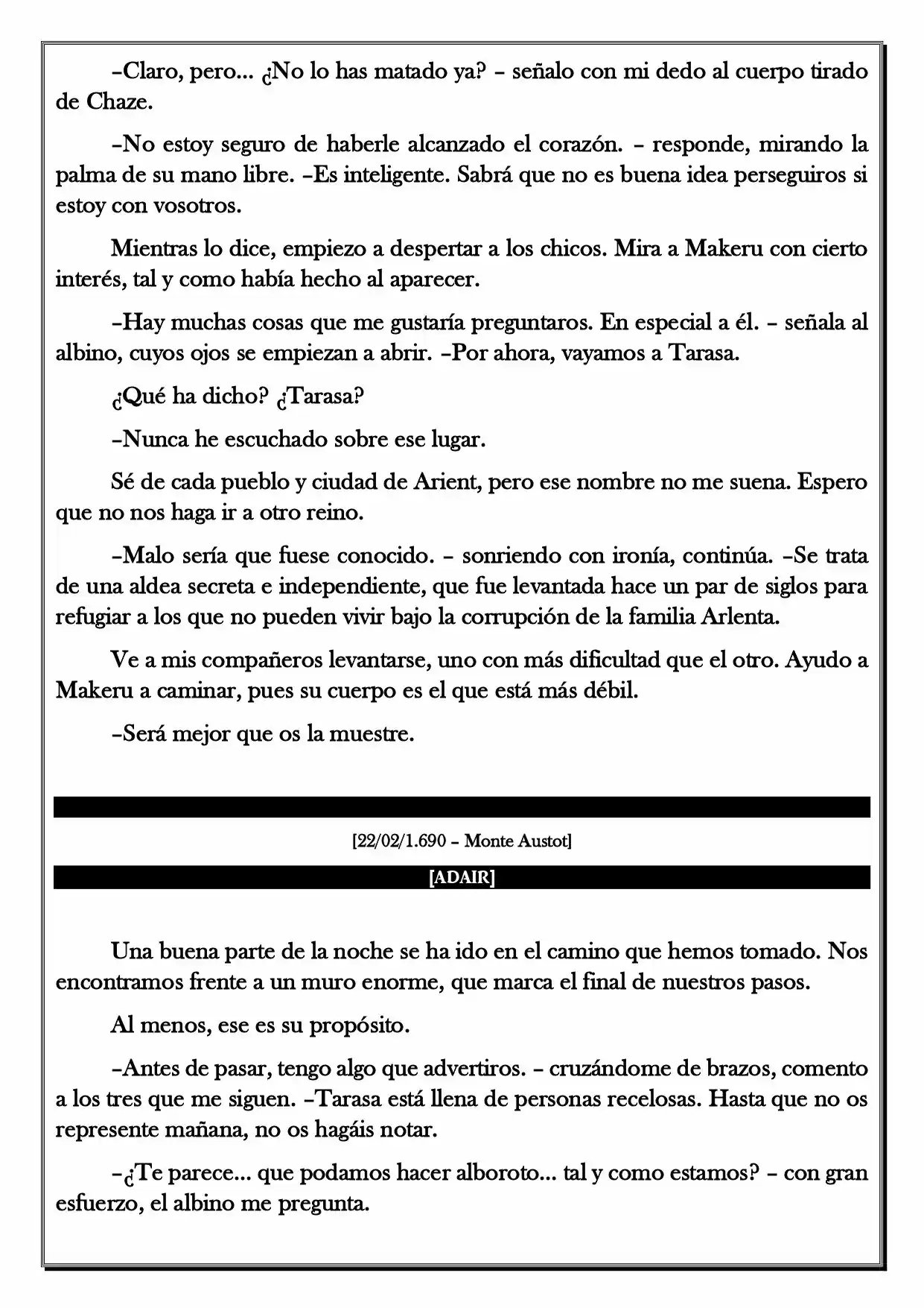 Monochrome Cross - Remade (Novela) - Capítulo 55 - Página 5 - LectorTMOo