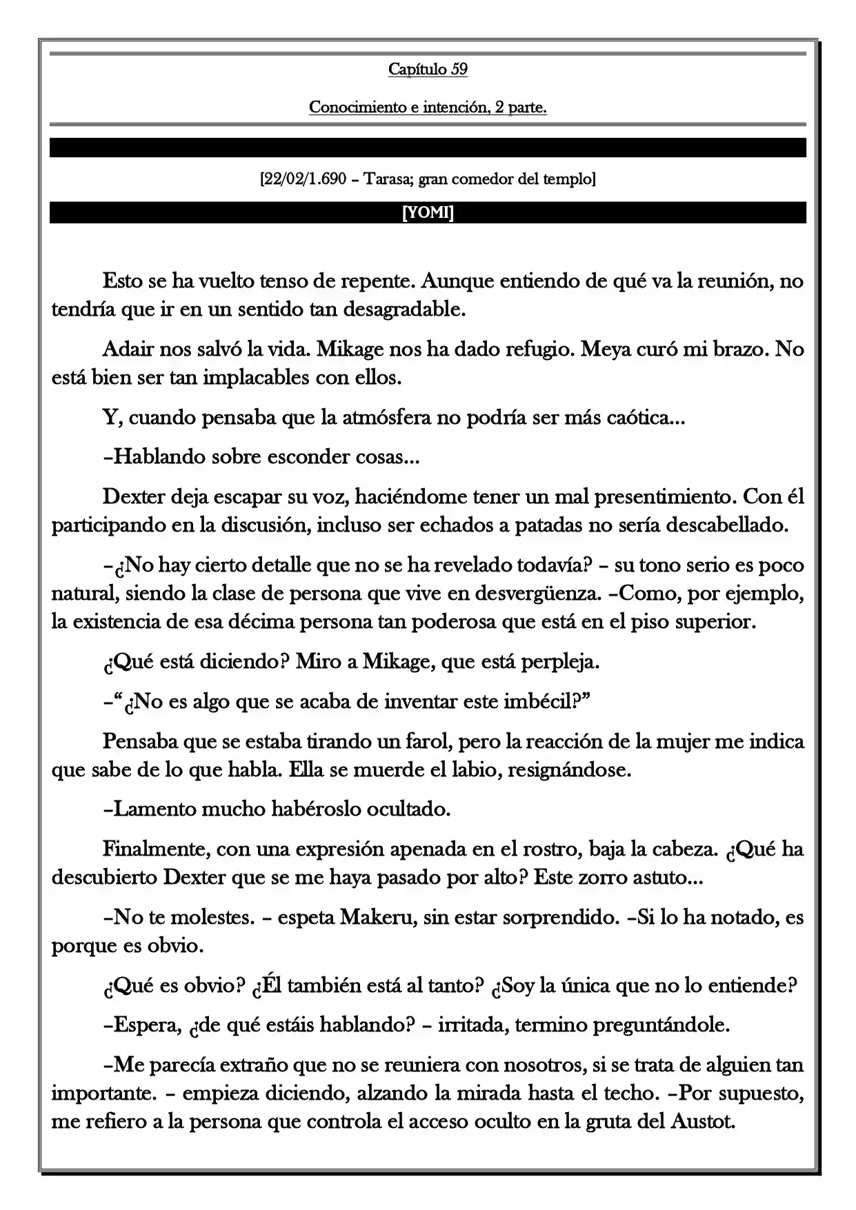 Monochrome Cross - Remade (Novela) - Capítulo 59 - Página 2 - LectorTMOo