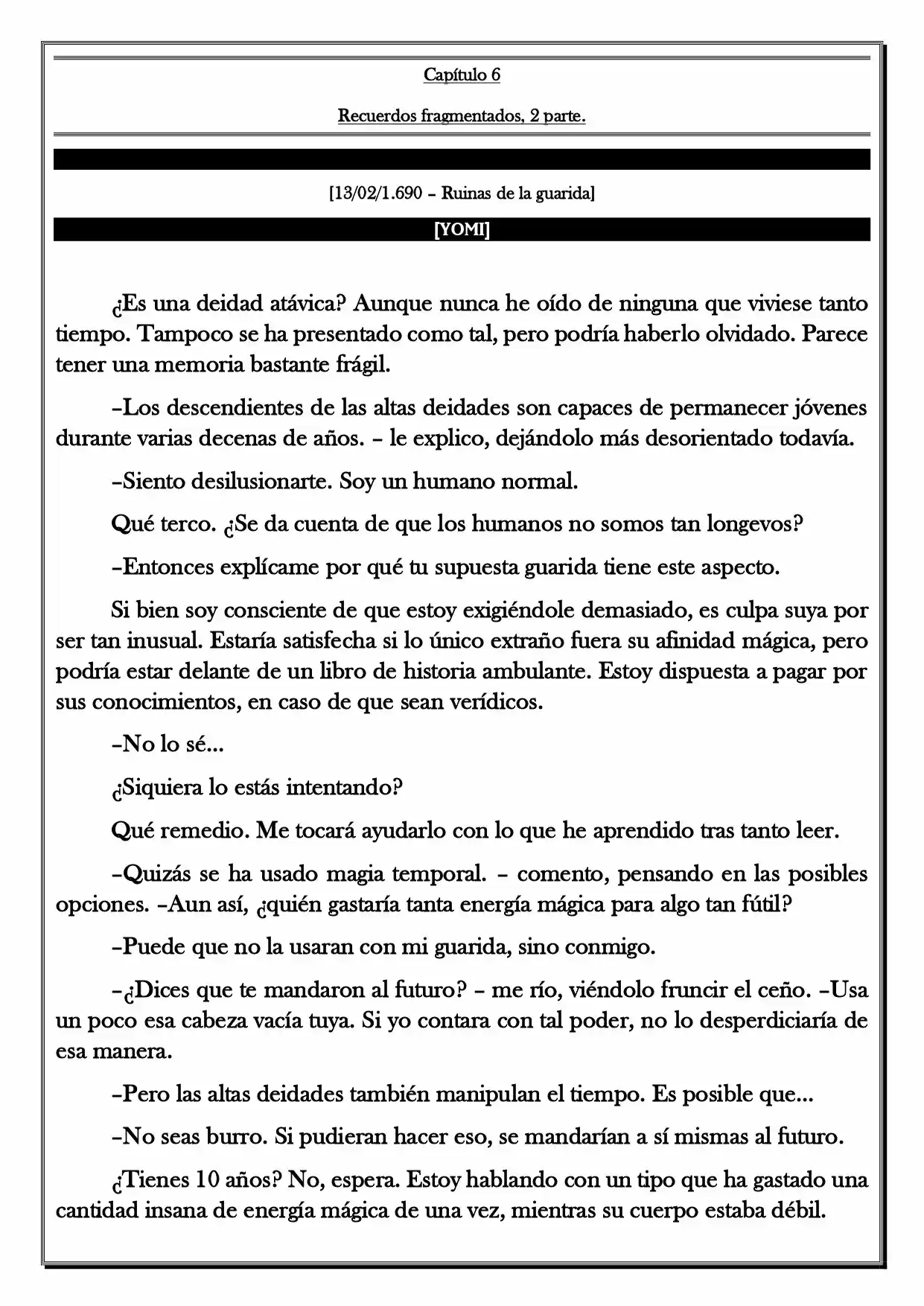 Monochrome Cross - Remade (Novela) - Capítulo 6 - Página 2 - LectorTMOo