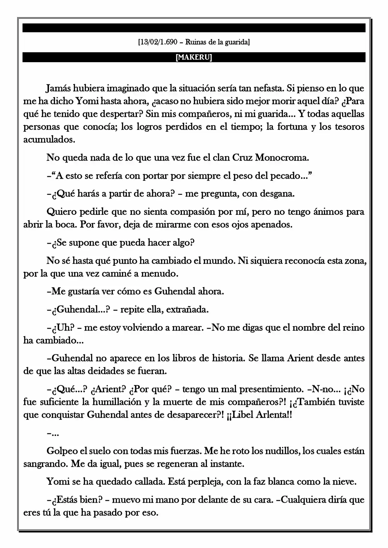 Monochrome Cross - Remade (Novela) - Capítulo 6 - Página 4 - LectorTMOo
