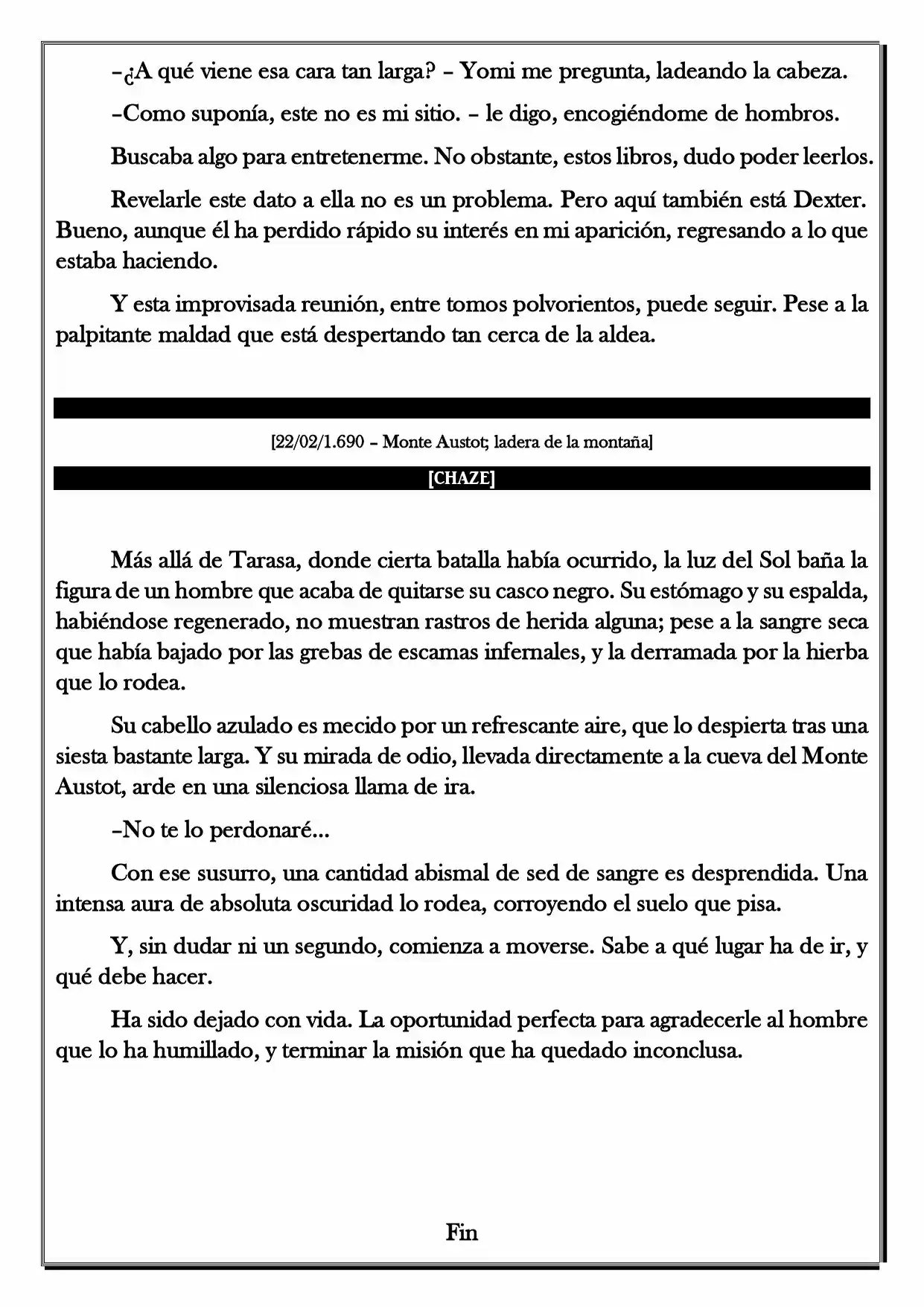 Monochrome Cross - Remade (Novela) - Capítulo 62 - Página 6 - LectorTMOo