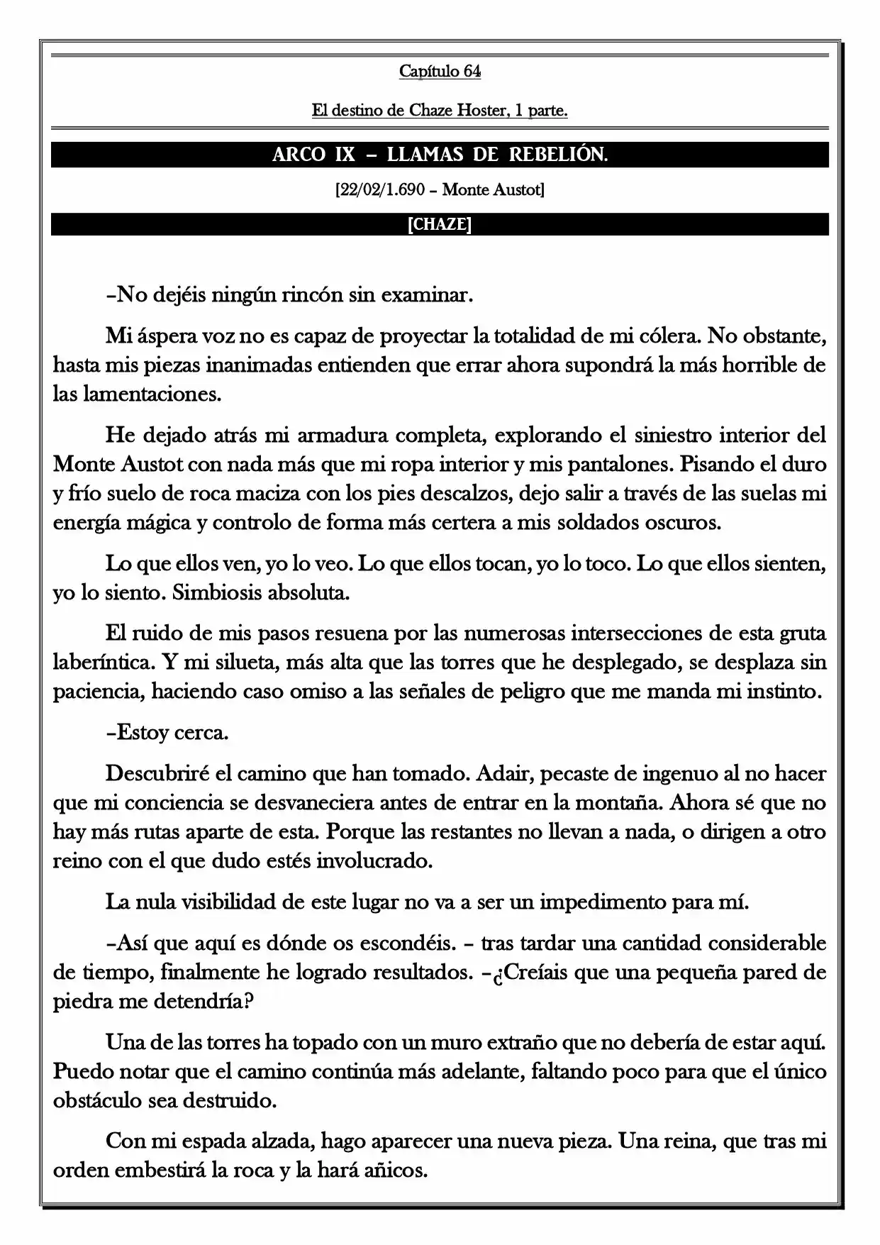 Monochrome Cross - Remade (Novela) - Capítulo 64 - Página 2 - LectorTMOo
