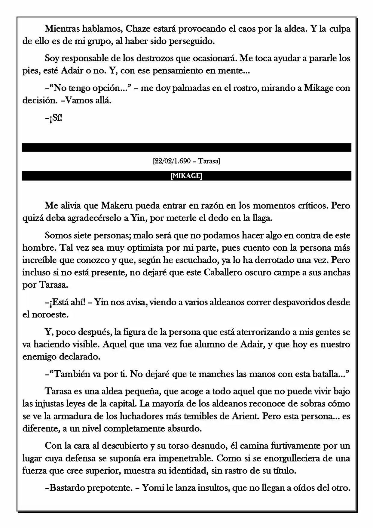 Monochrome Cross - Remade (Novela) - Capítulo 64 - Página 5 - LectorTMOo