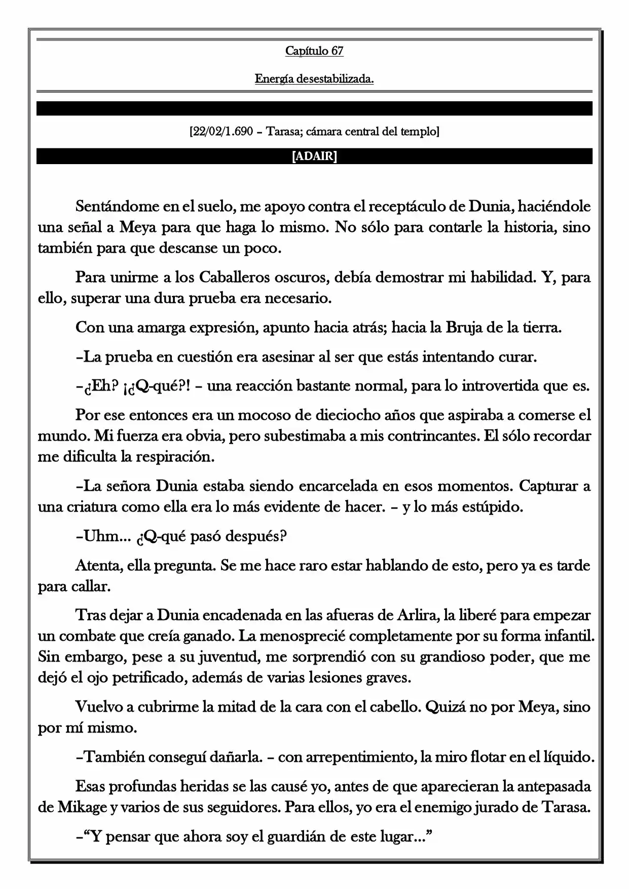 Monochrome Cross - Remade (Novela) - Capítulo 67 - Página 2 - LectorTMOo