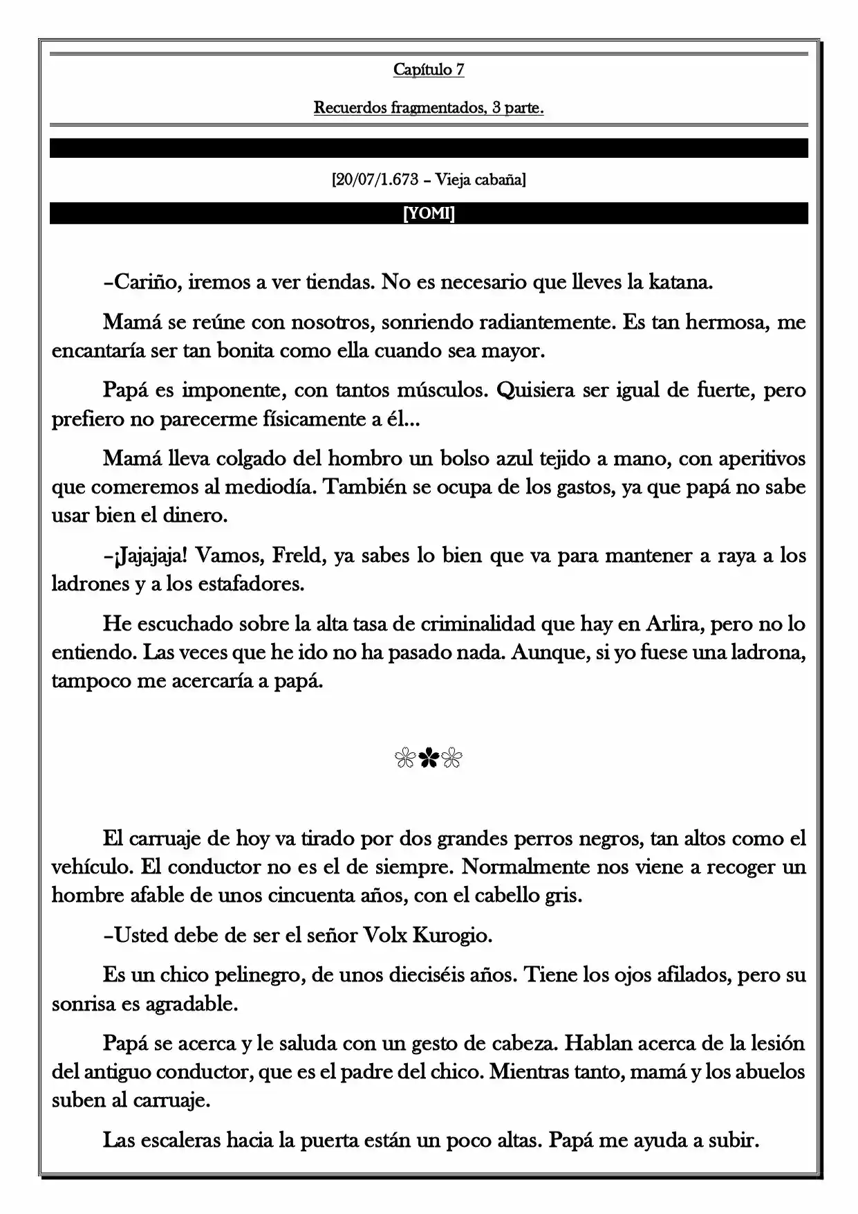 Monochrome Cross - Remade (Novela) - Capítulo 7 - Página 2 - LectorTMOo