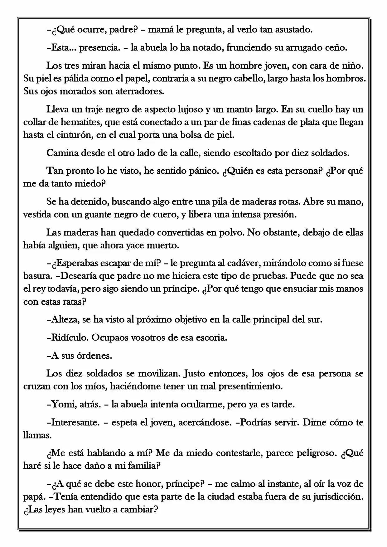 Monochrome Cross - Remade (Novela) - Capítulo 7 - Página 4 - LectorTMOo