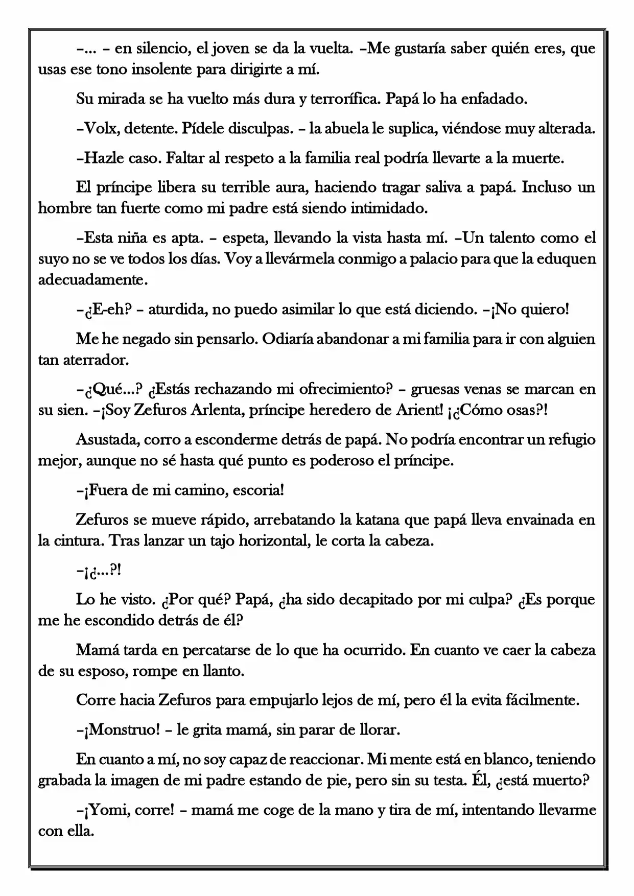 Monochrome Cross - Remade (Novela) - Capítulo 7 - Página 5 - LectorTMOo