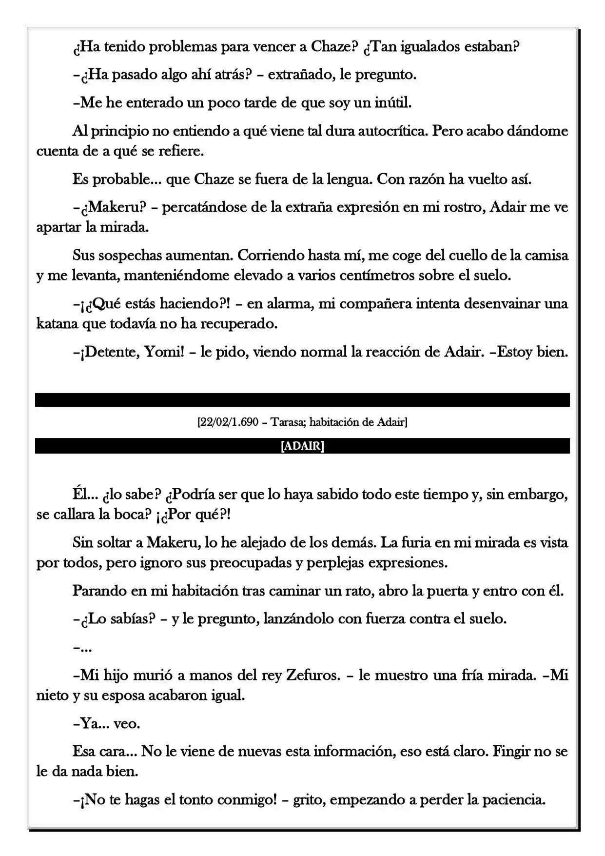 Monochrome Cross - Remade (Novela) - Capítulo 70 - Página 5 - LectorTMOo