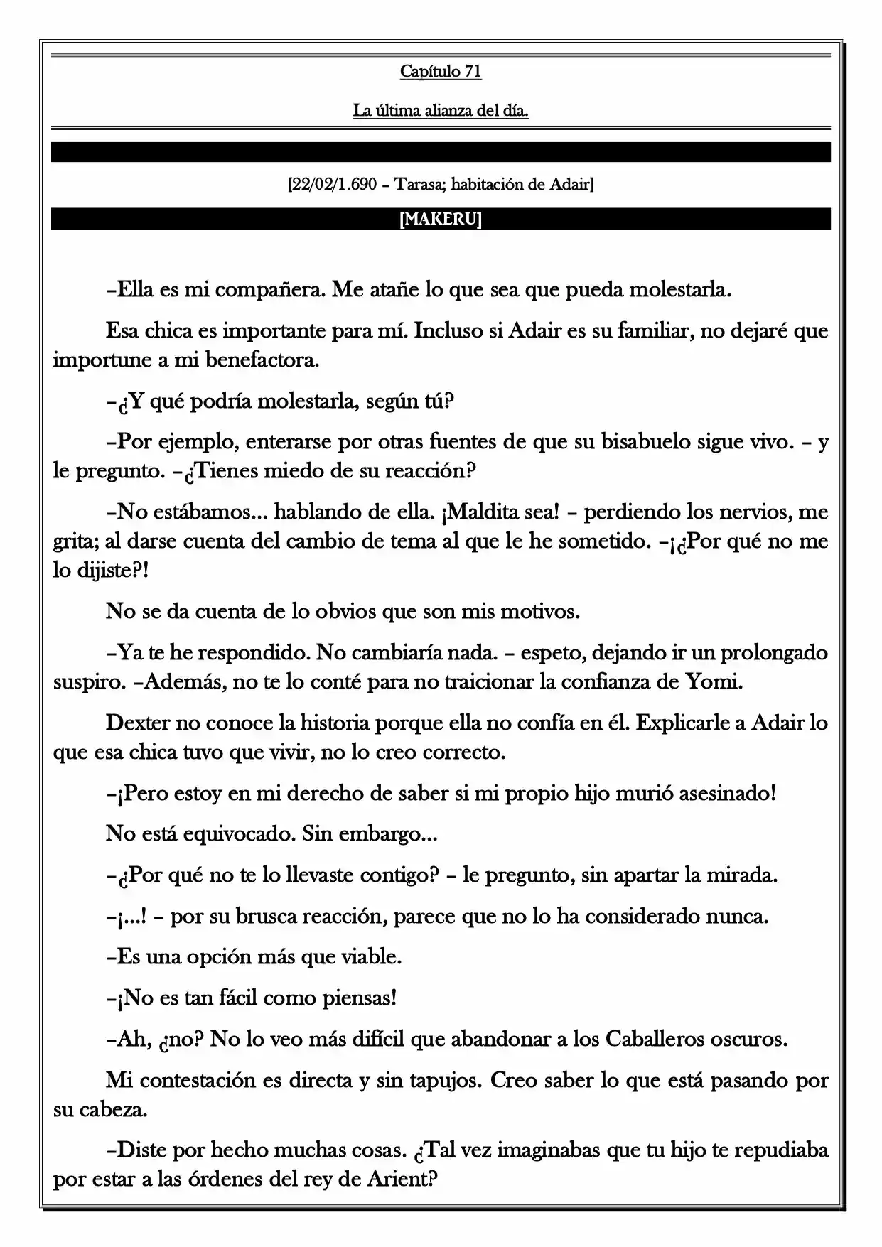 Monochrome Cross - Remade (Novela) - Capítulo 71 - Página 2 - LectorTMOo