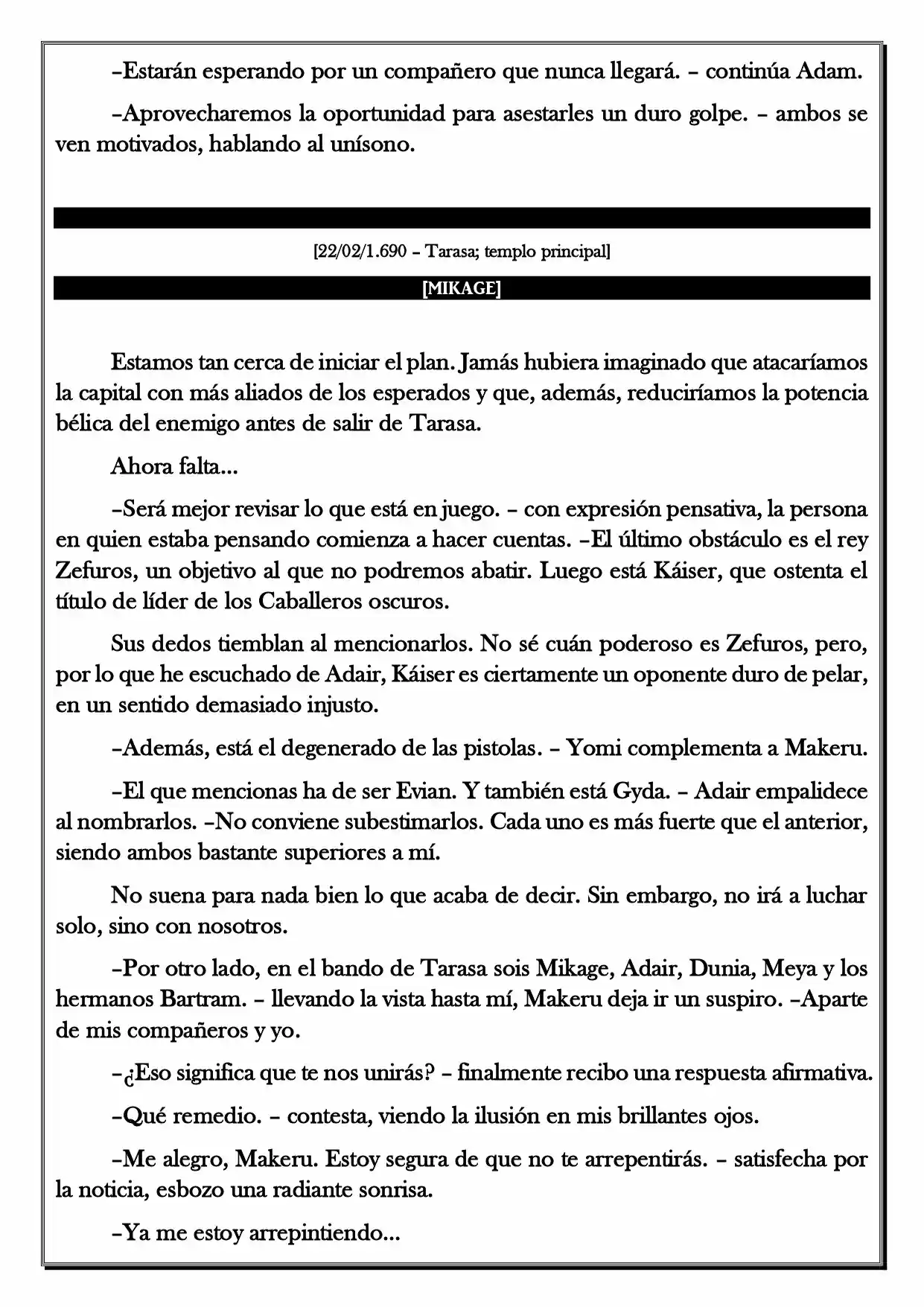Monochrome Cross - Remade (Novela) - Capítulo 71 - Página 5 - LectorTMOo