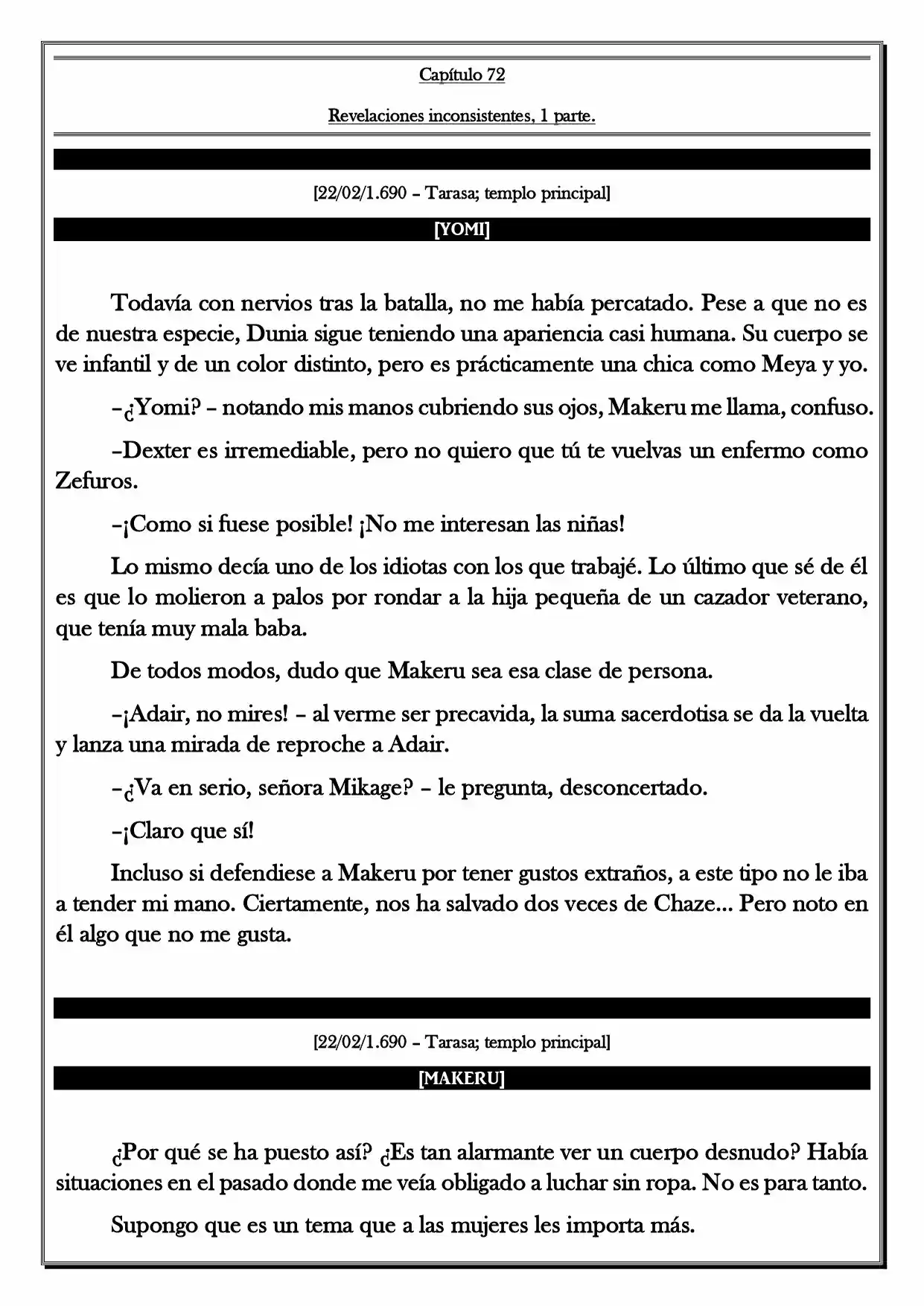 Monochrome Cross - Remade (Novela) - Capítulo 72 - Página 2 - LectorTMOo