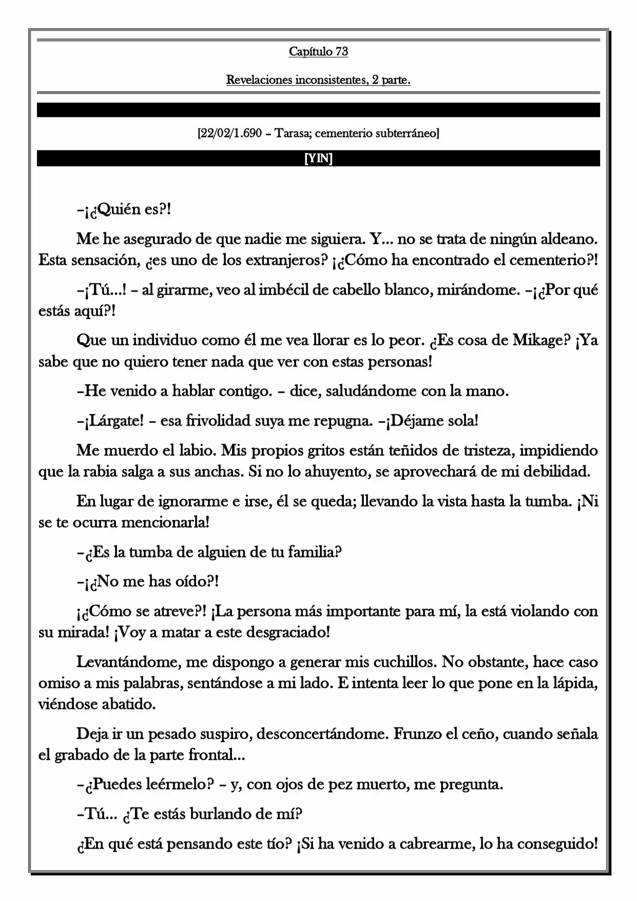 Monochrome Cross - Remade (Novela) - Capítulo 73 - Página 2 - LectorTMOo