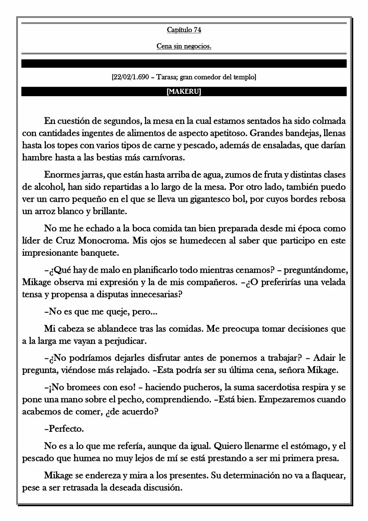 Monochrome Cross - Remade (Novela) - Capítulo 74 - Página 2 - LectorTMOo