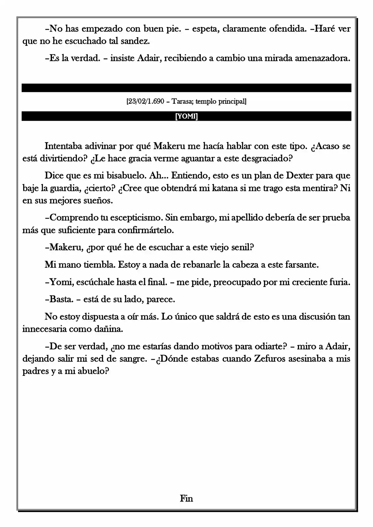 Monochrome Cross - Remade (Novela) - Capítulo 75 - Página 6 - LectorTMOo