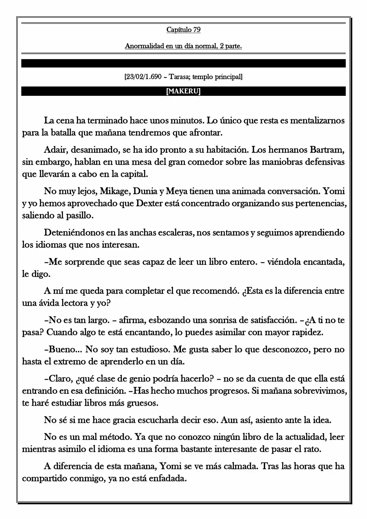 Monochrome Cross - Remade (Novela) - Capítulo 79 - Página 2 - LectorTMOo