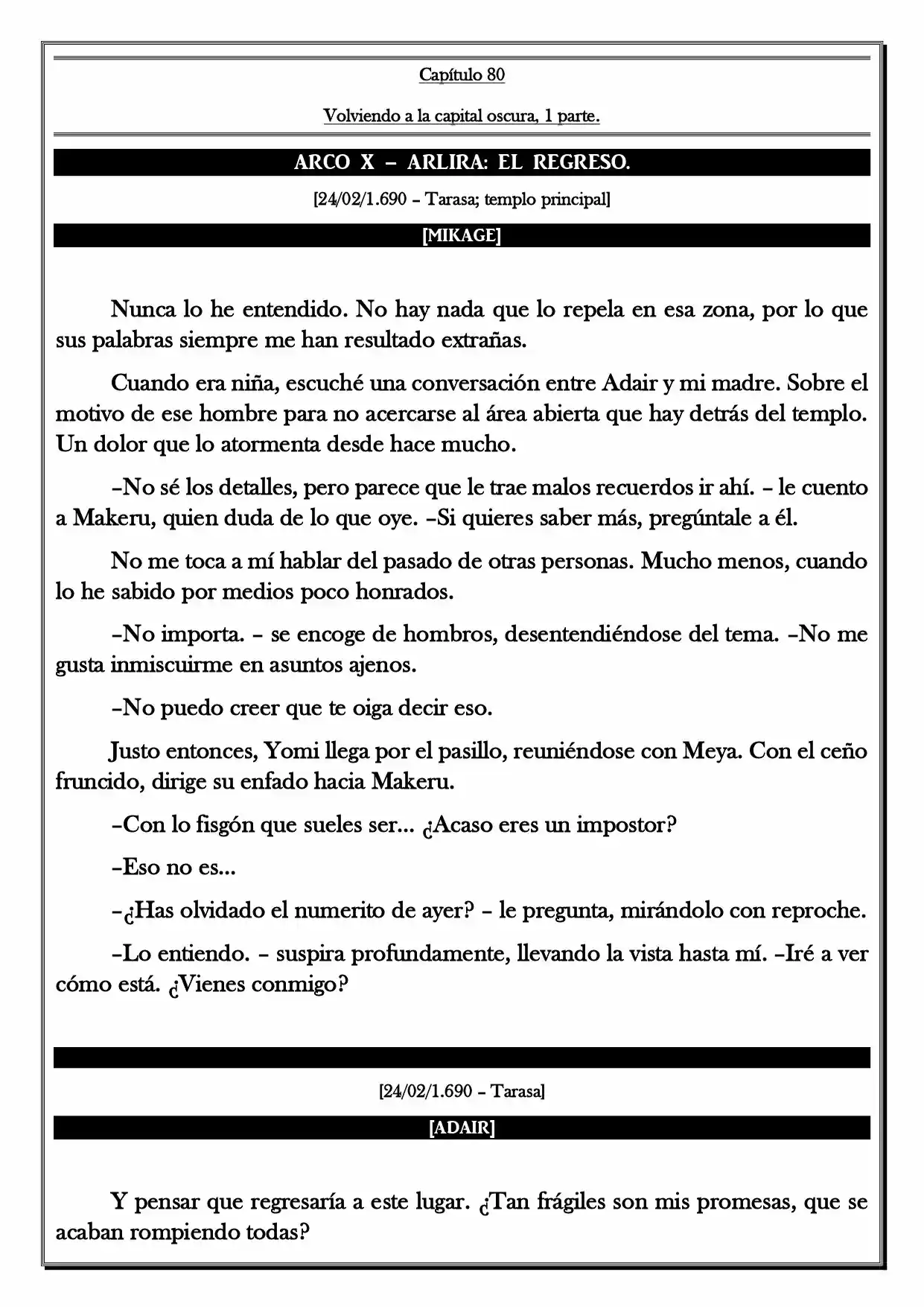 Monochrome Cross - Remade (Novela) - Capítulo 80 - Página 2 - LectorTMOo