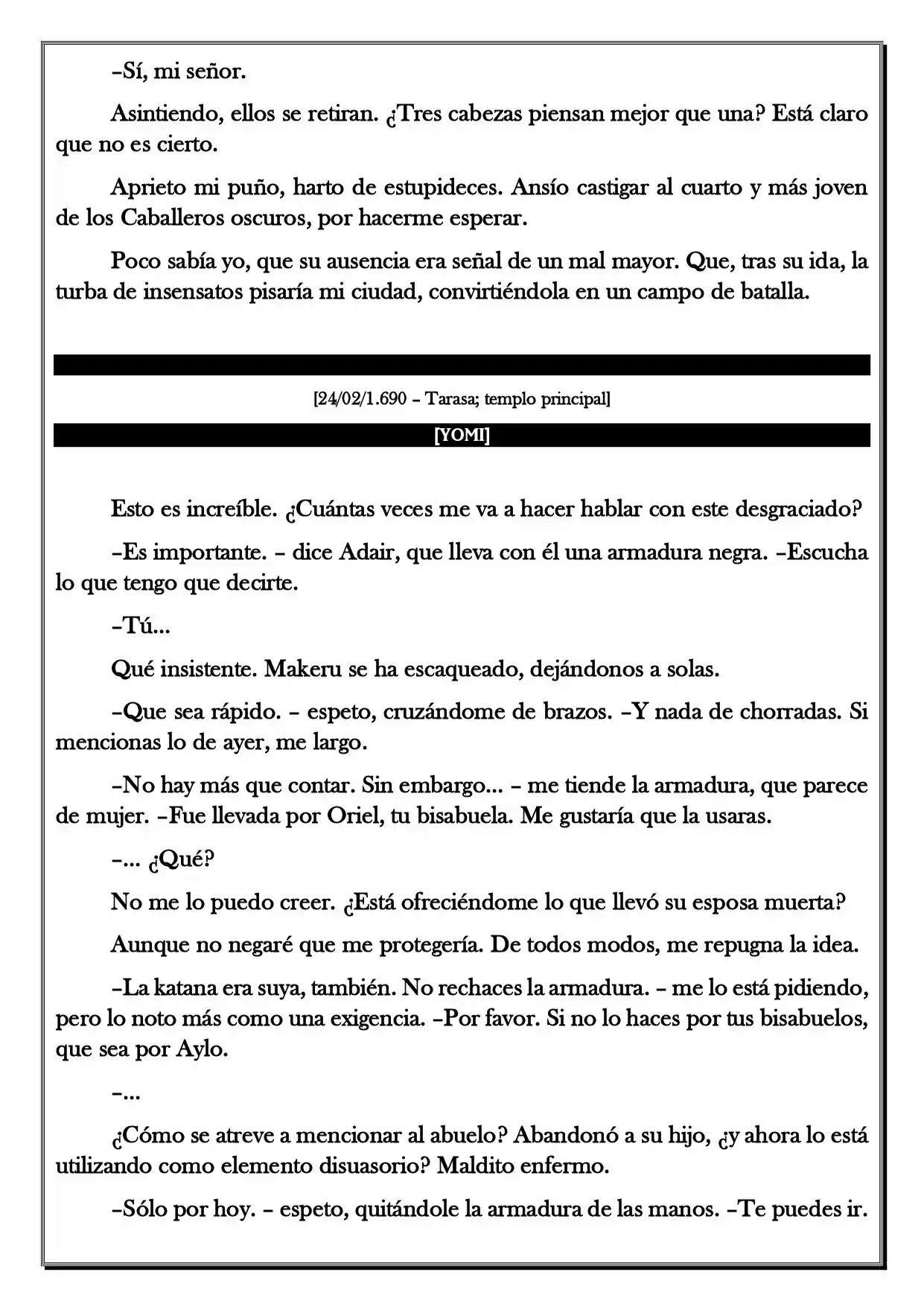 Monochrome Cross - Remade (Novela) - Capítulo 80 - Página 5 - LectorTMOo
