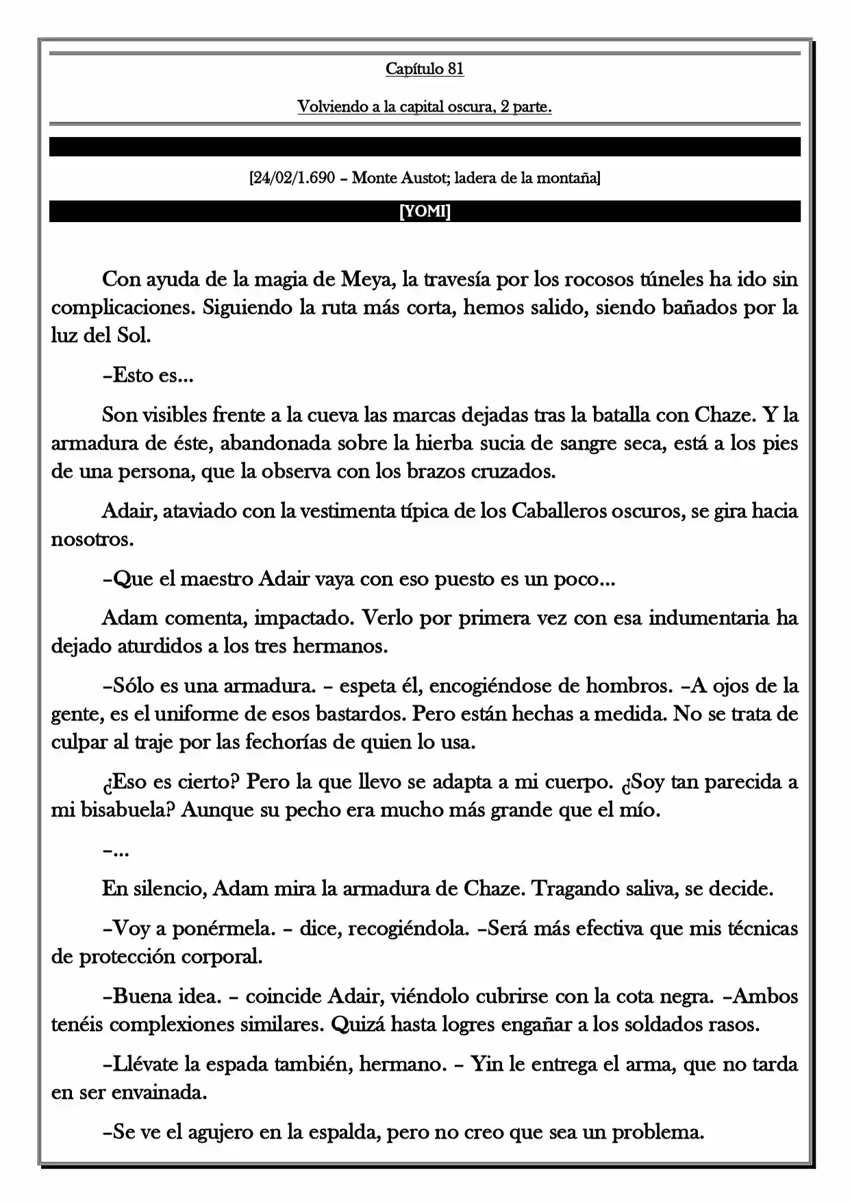 Monochrome Cross - Remade (Novela) - Capítulo 81 - Página 2 - LectorTMOo