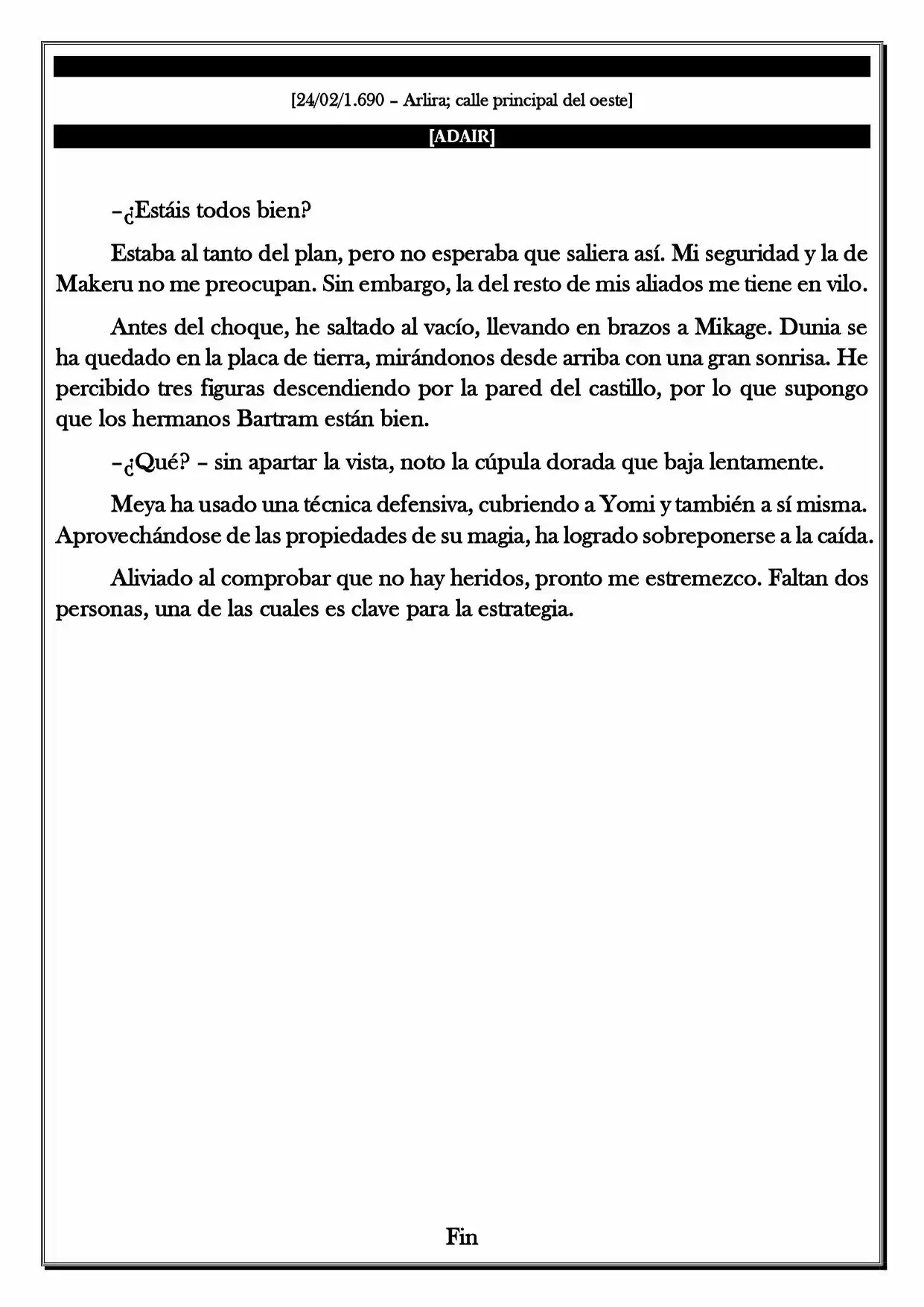 Monochrome Cross - Remade (Novela) - Capítulo 81 - Página 6 - LectorTMOo